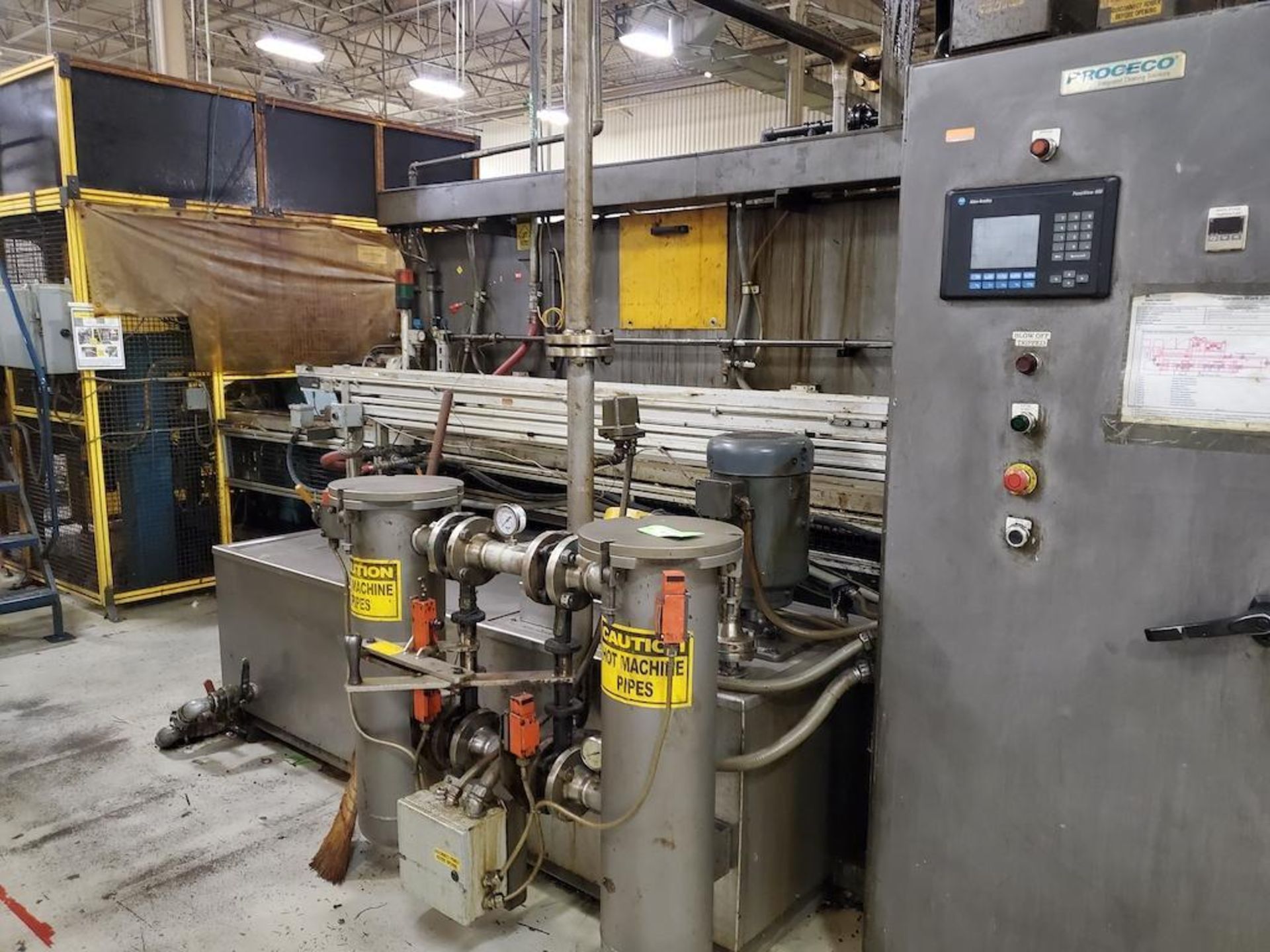 2005 PROCECO WASHER, MODEL ICW 18-4HPW-BO, IN-PROCESS CLEANING AND DEBURRING SYSTEM, APPROX 24INCH X - Image 3 of 21