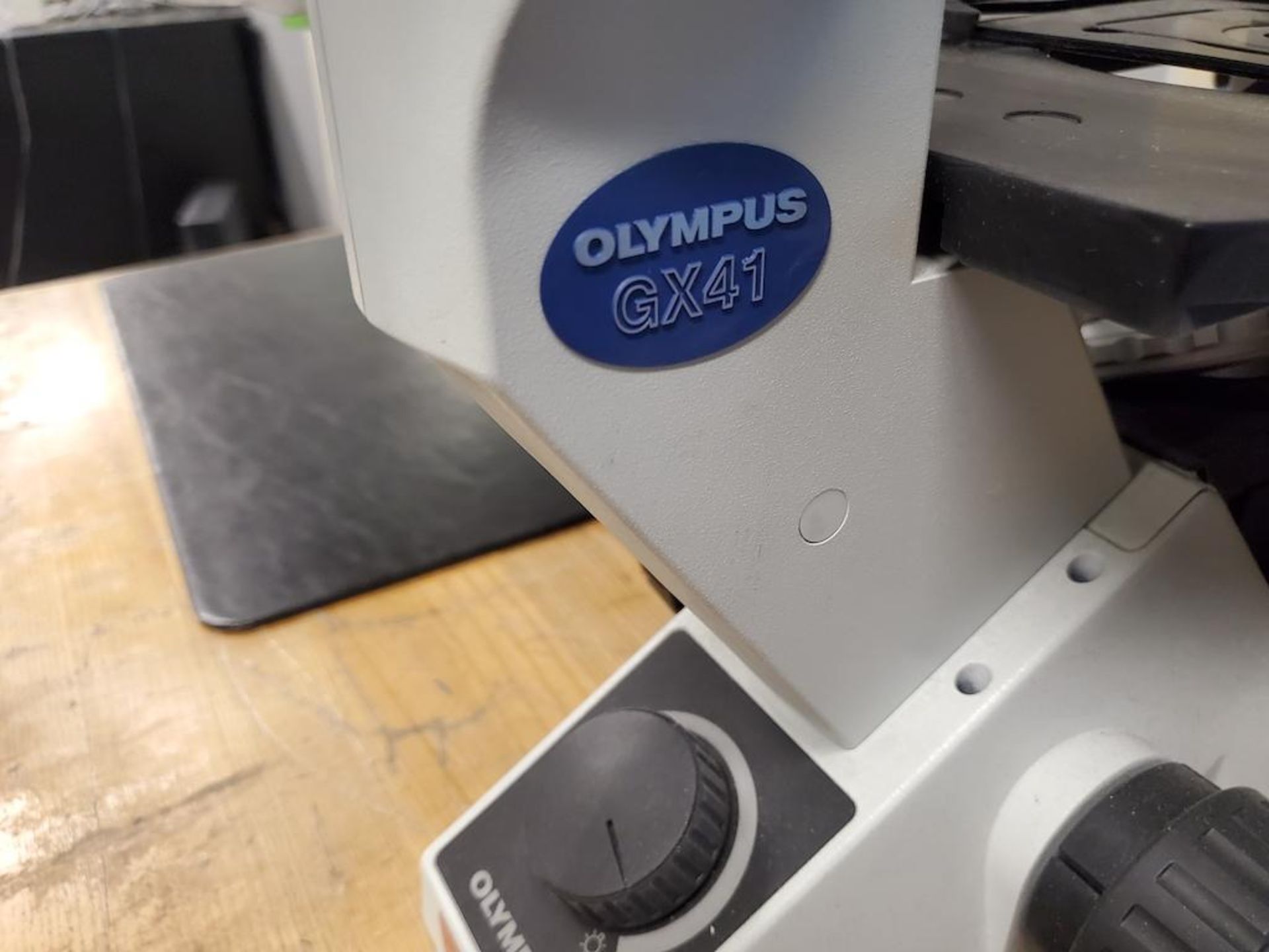 OLYMPUS STEREO MICROSCROPE MODEL GX41F, SN 5K09676 [UPSTAIRS LAB] - Image 3 of 5