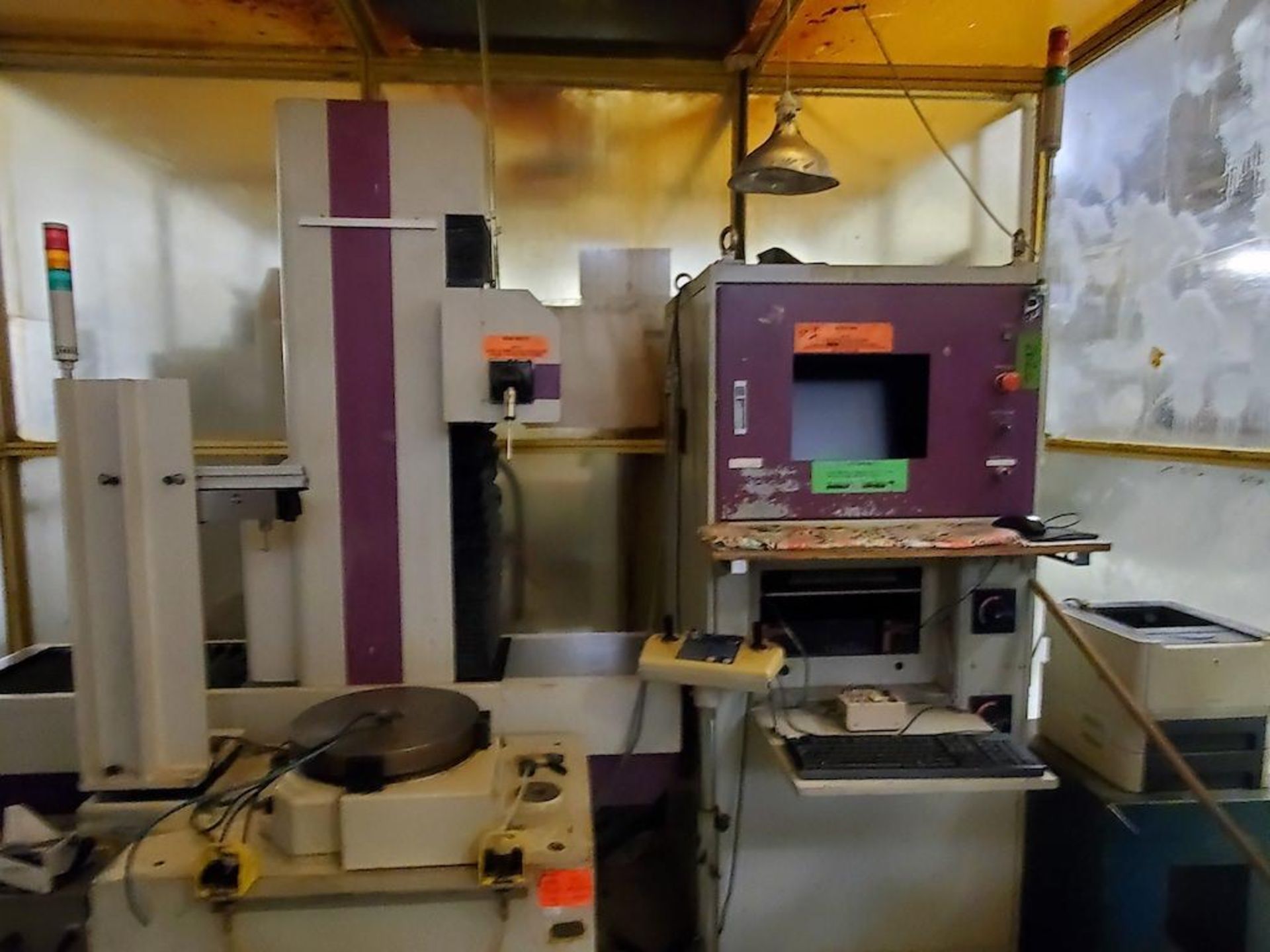 LOT 2: MITUTOYO MACH 403 TRAVELLING COLUMN CMM W YUKIWA 12INCH ROTARY TABLE, RENISHAW 14NO98 PROBE