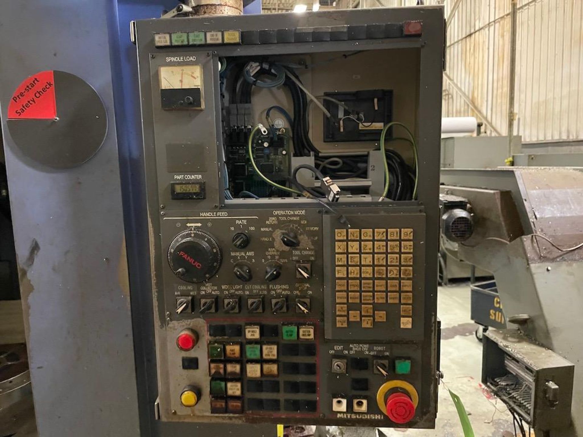 2008 SE25A MITSUBISHI CNC GEAR SHAPER, CONTROL MISSING, MAX WORK PIECE DIA.: EXTERNAL GEAR: DIA. - Image 3 of 10