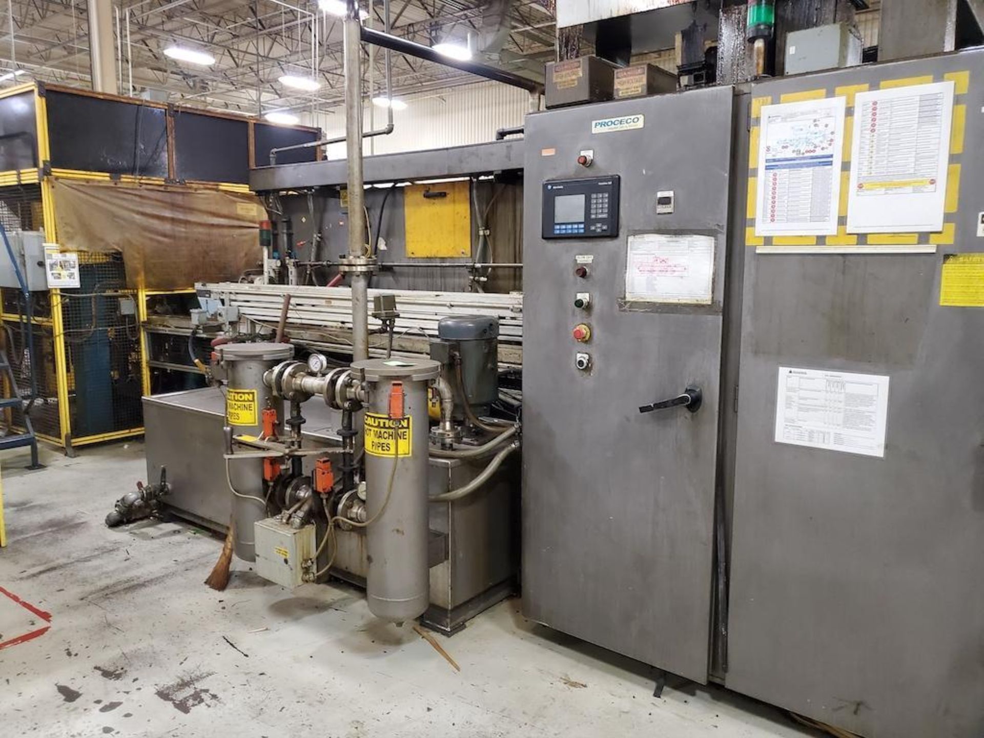 2005 PROCECO WASHER, MODEL ICW 18-4HPW-BO, IN-PROCESS CLEANING AND DEBURRING SYSTEM, APPROX 24INCH X - Image 4 of 21