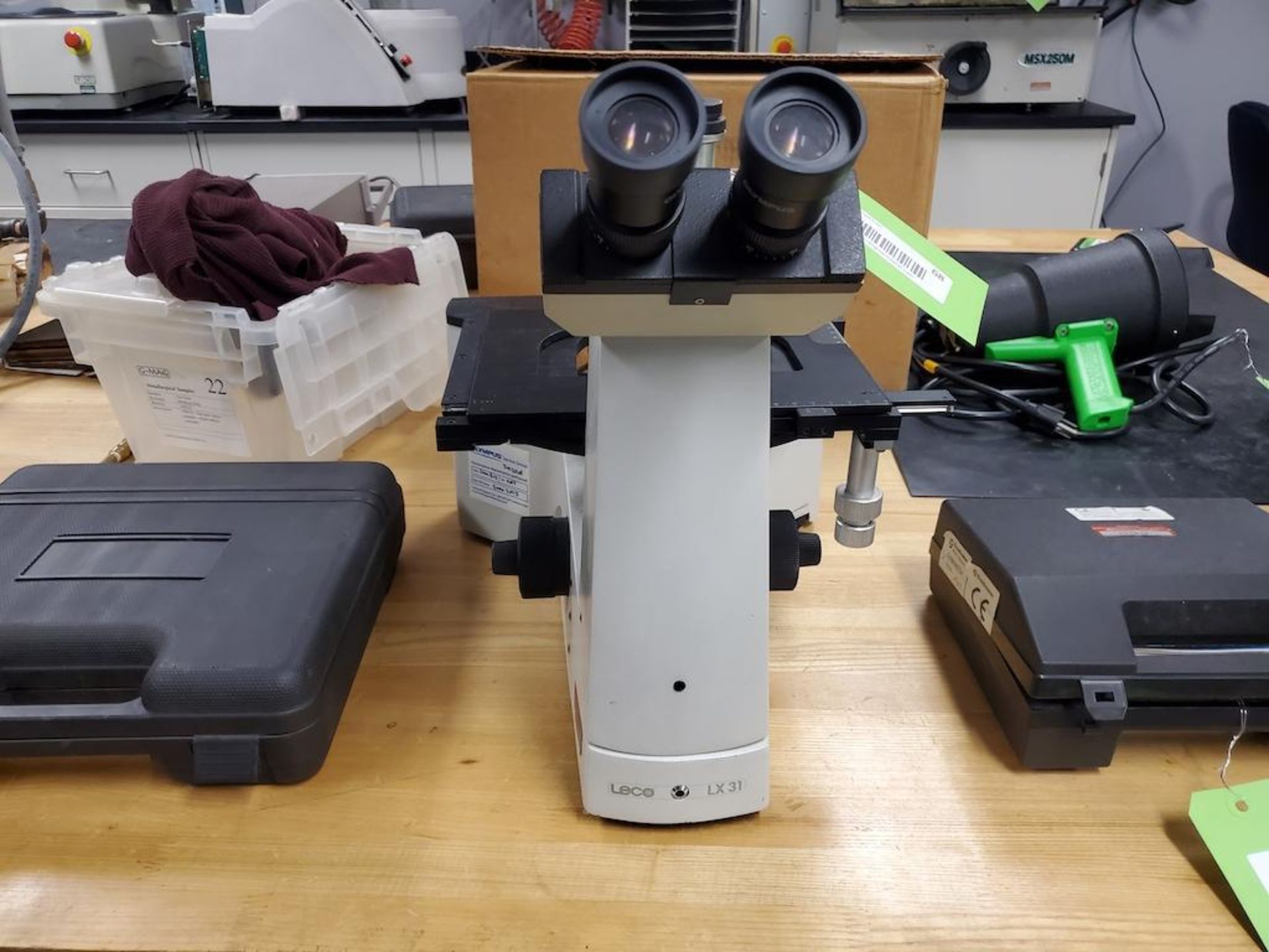 LECO MODEL LX31 MICROSCOPE, SN 42242 [UPSTAIRS LAB]