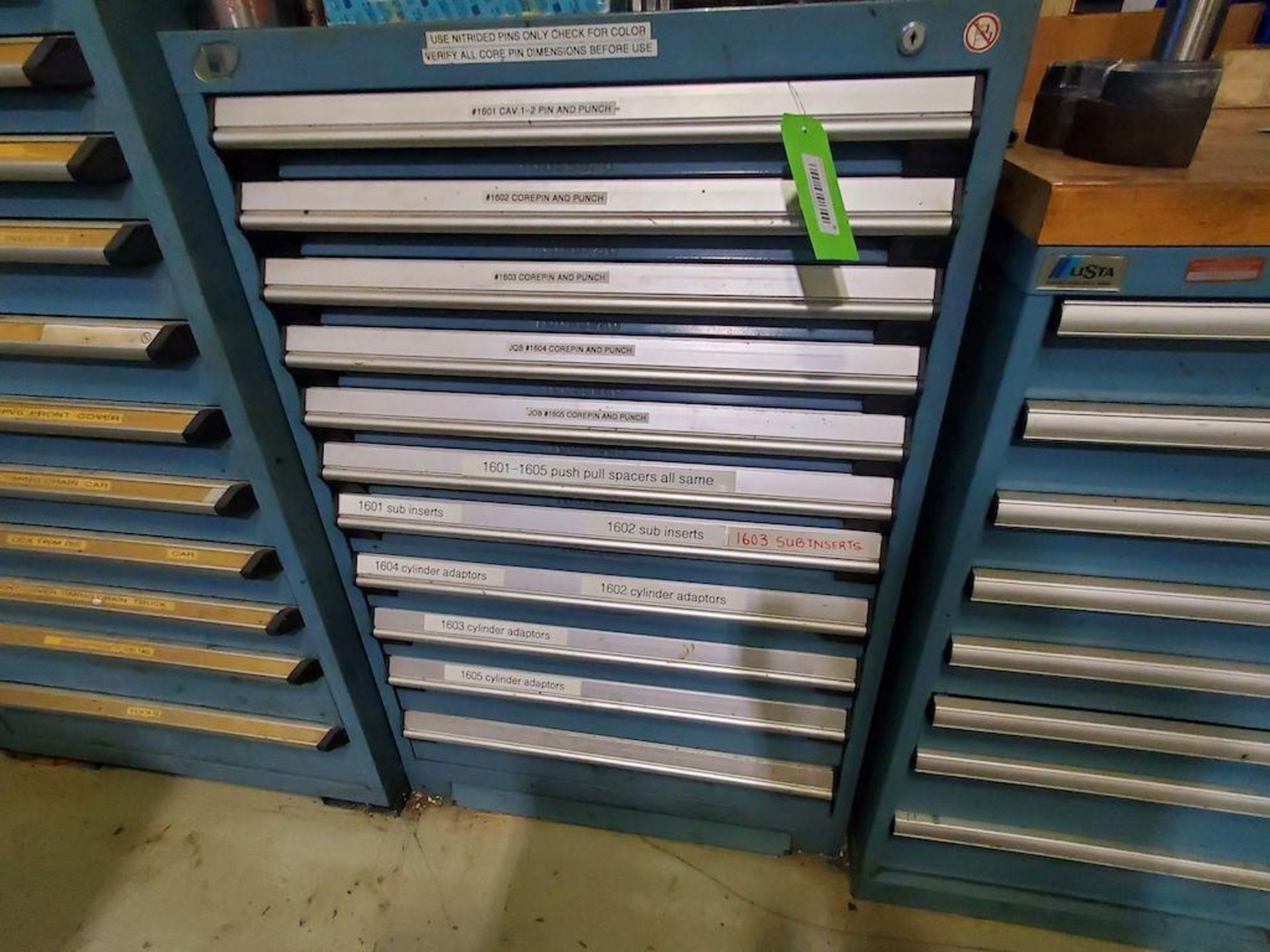 ROUSSEAU 11 DRAWER TOOL CABINET INCLUDING CONTENTS