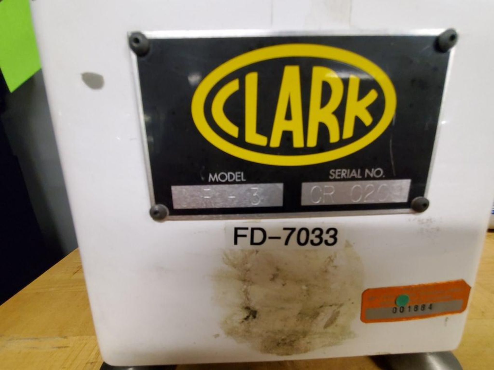 CLARK DIGITAL HARDNESS TESTER, MODEL CR-3, SN CR 0209 [UPSTAIRS LAB] - Image 5 of 5