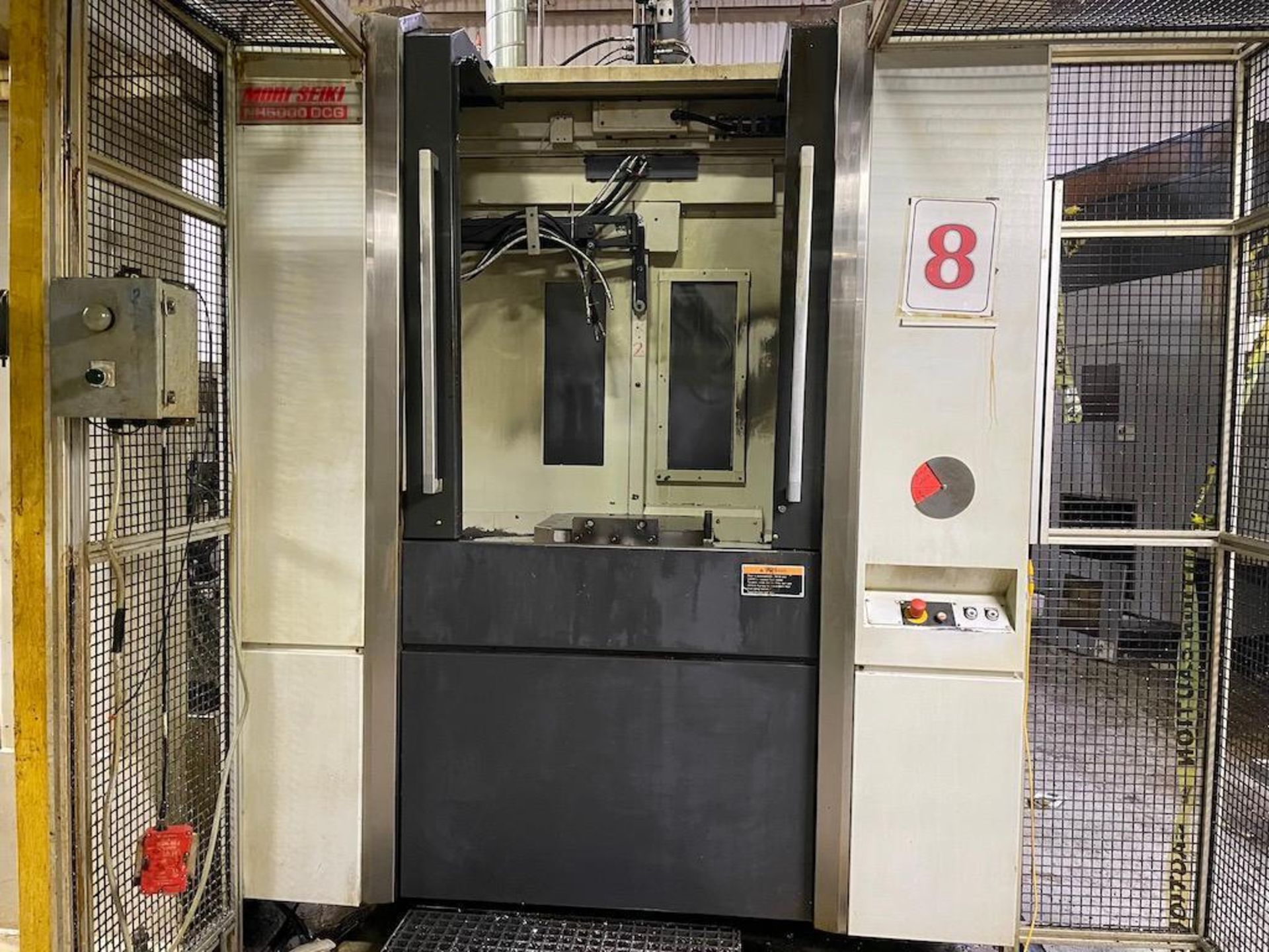 2010 MORI SEIKI NH 5000 DCG, HORIZONTAL CNC MACHINING CENTER, TRAVELS: X 28.7INCH, Y 28.7INCH, Z - Image 5 of 11