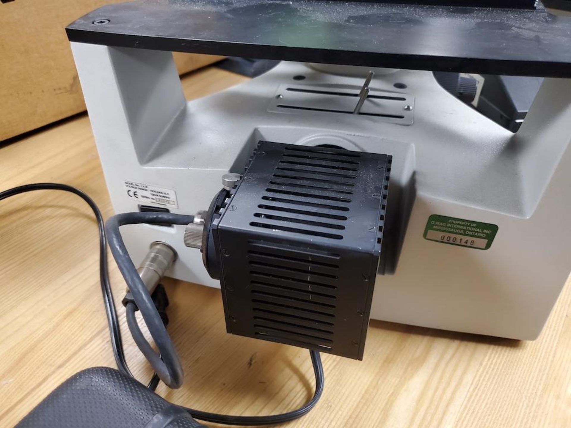 LECO MODEL LX31 MICROSCOPE, SN 42242 [UPSTAIRS LAB] - Image 4 of 4