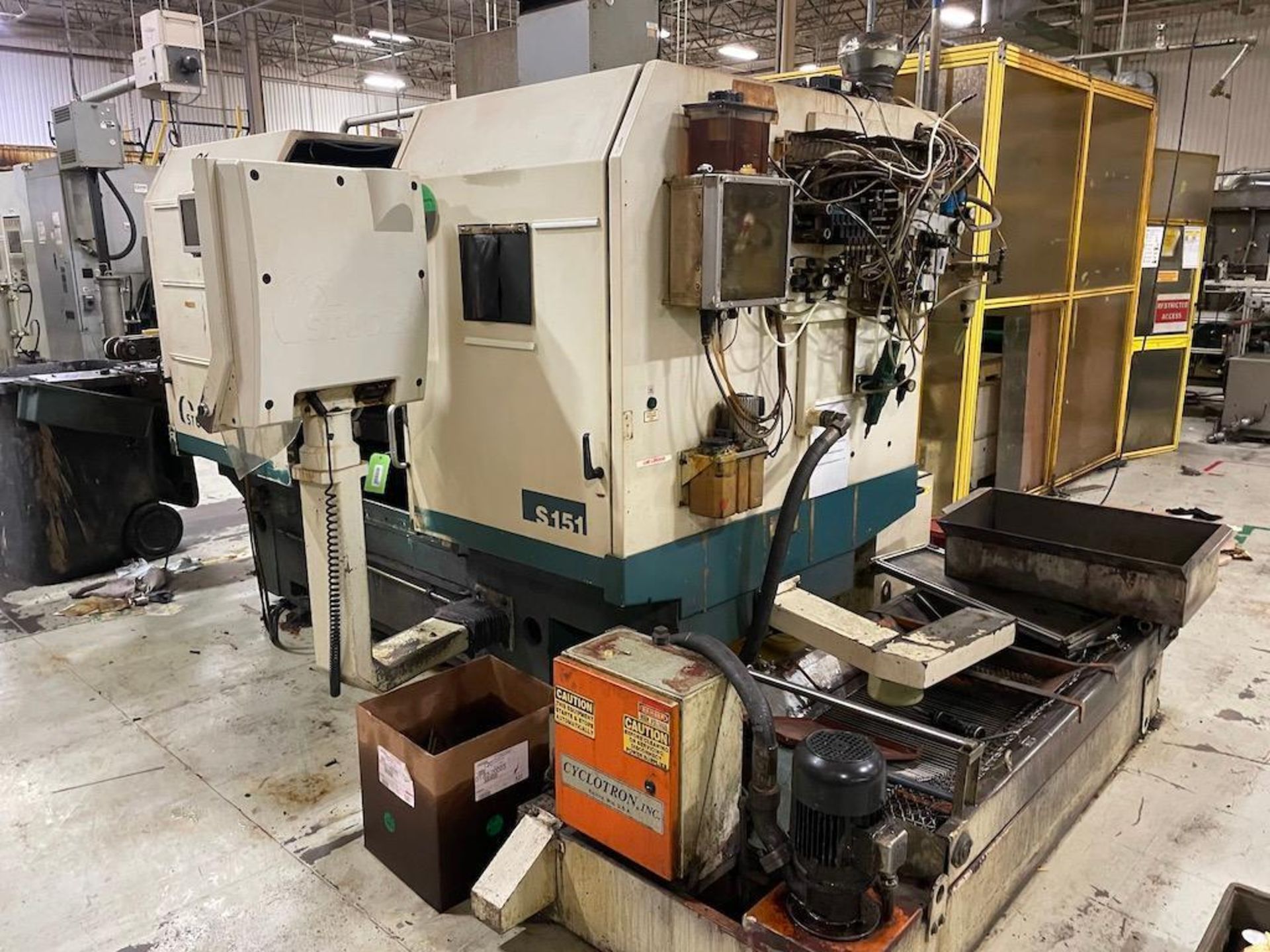 2006 STUDER CNC GRINDER, MODEL S151, HIGH FREQUENCY DRIVE SPINDLE, SWING 14.2INCH, TRAVEL-LONG 14. - Image 8 of 11