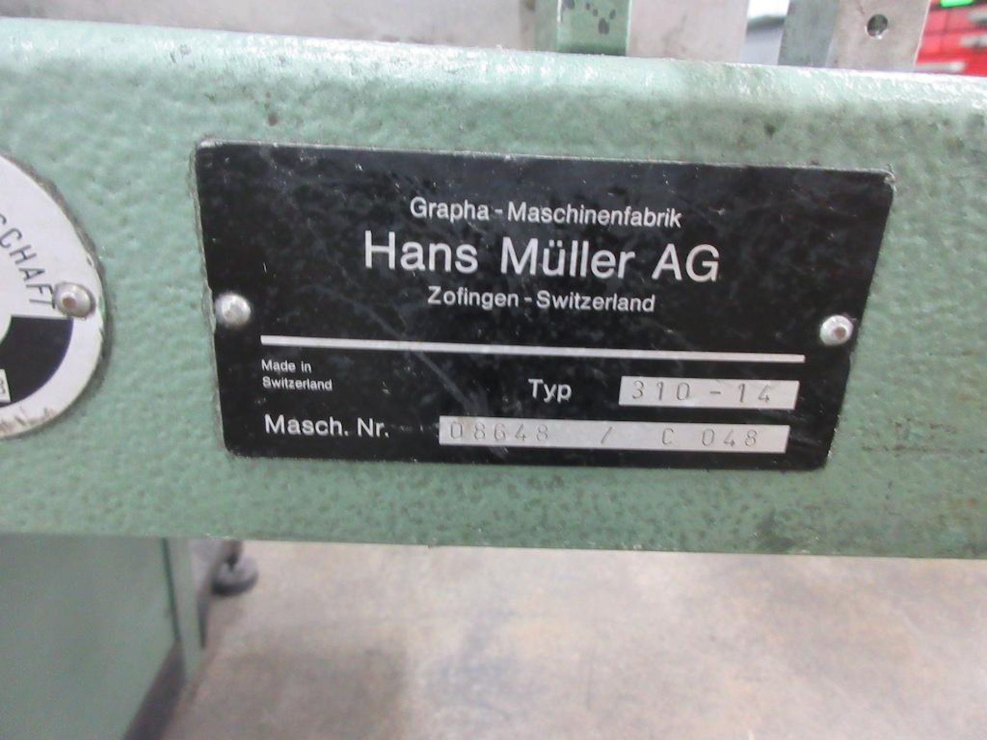 Muller 335 (6 Stations + Cover Feeder) includes Muller Stacker Muller 6 Stations: Type 306, sn 99.31 - Image 18 of 30