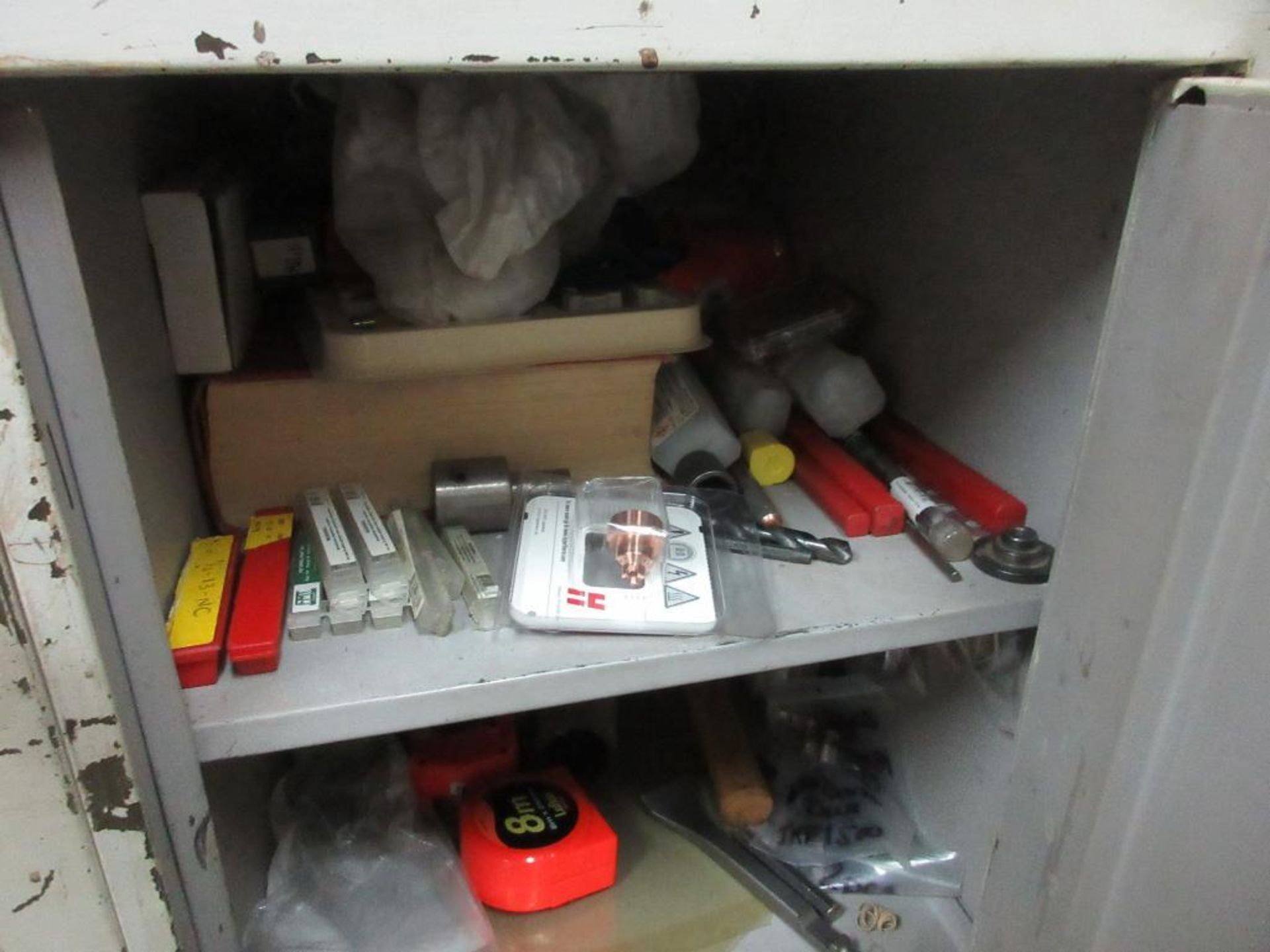CONTENTS OF 3 CABINETS IN WORK AREA, TEST AND MEASUREMENT EQUIPMENT, METERS, TOOLS, ETC (OFFICES) - Image 16 of 18