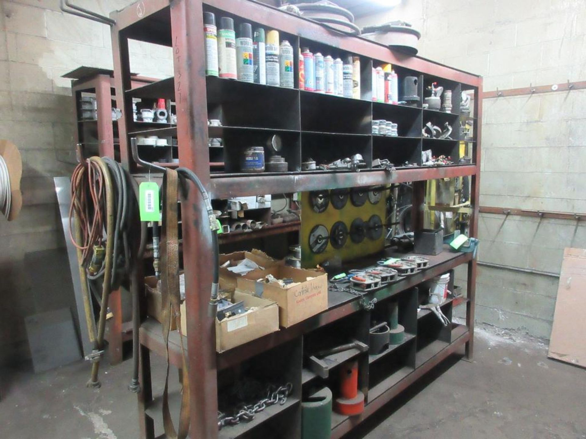 CONTENTS OF WEST TOOL ROOM EXCLUDING 6 LOTTED ITEMS (124, 125, 127, 127, 155, 156), INCLUDES FASTENE - Image 7 of 9
