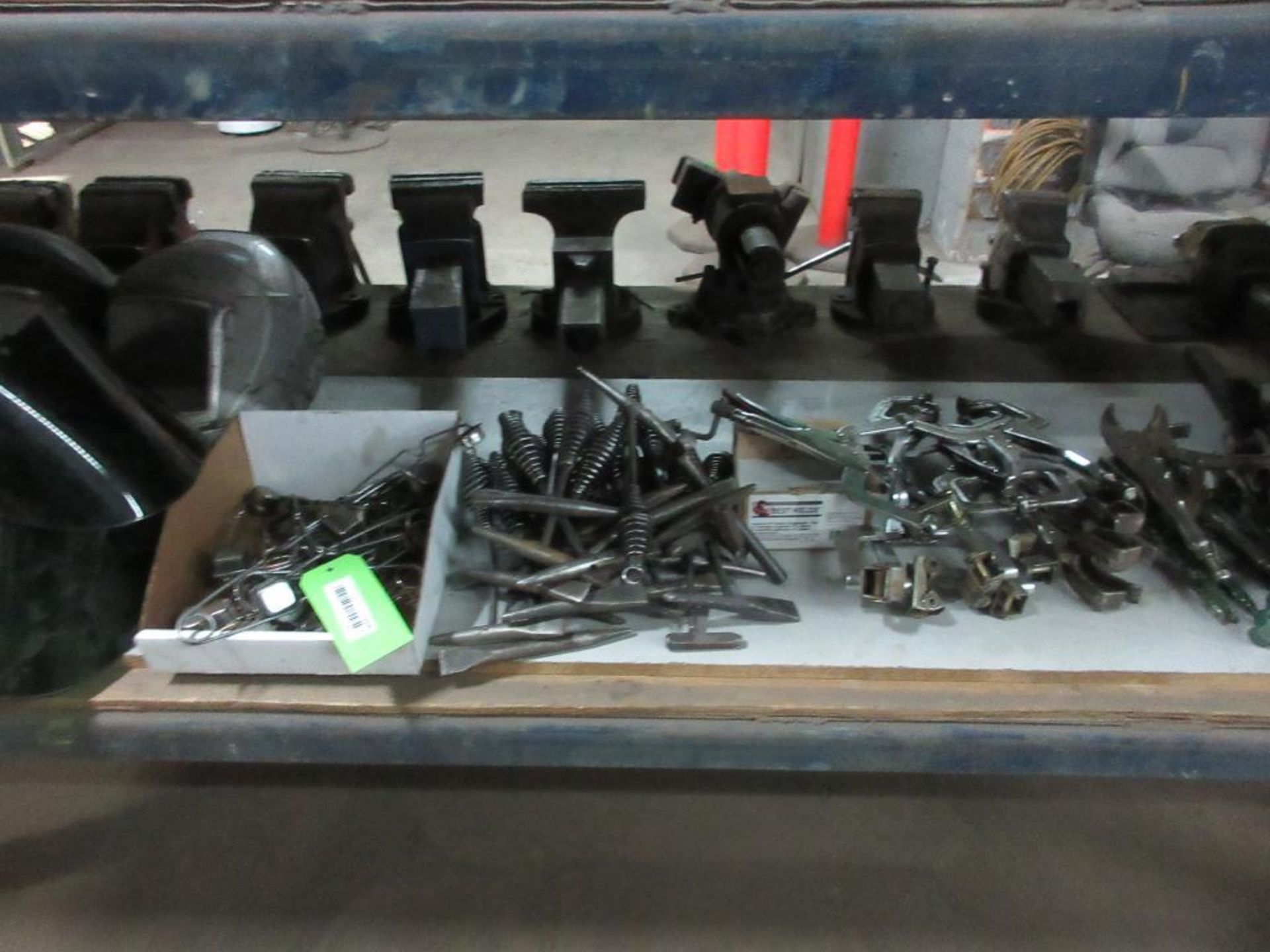 LOT OF WELDING MASKS, GOGGLES, CLAMPS, BRUSHES, IGNITORS, PICKS (CENTRAL TOOL CRIB) - Image 3 of 5