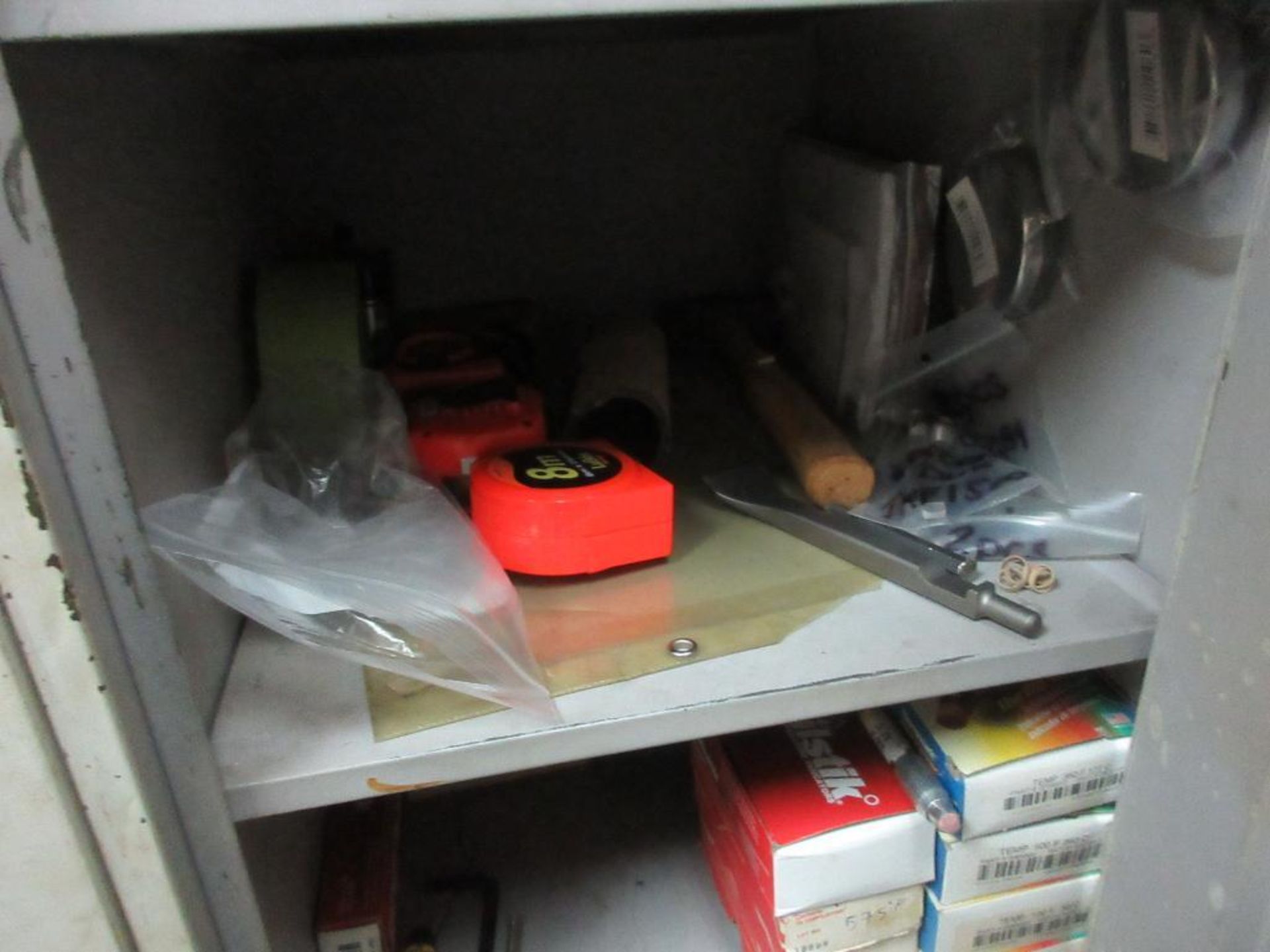 CONTENTS OF 3 CABINETS IN WORK AREA, TEST AND MEASUREMENT EQUIPMENT, METERS, TOOLS, ETC (OFFICES) - Image 17 of 18