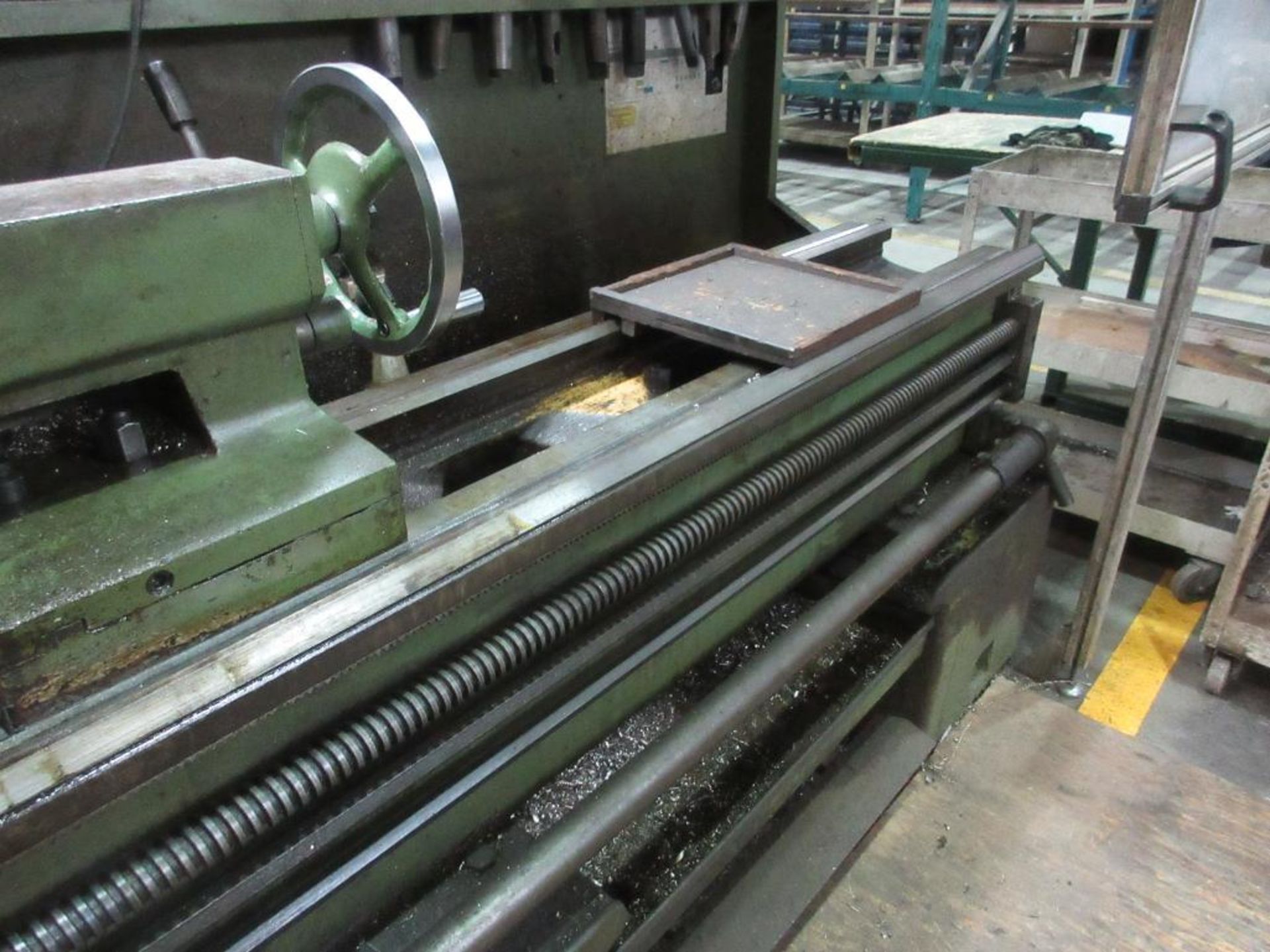 TOUR BAAJI LATHE, MODEL CS20GC, S/N 201060, 20" SWING, 3 JAW CHUCK, 96" BED, QUICH CHANGE TOOL POST, - Image 8 of 8