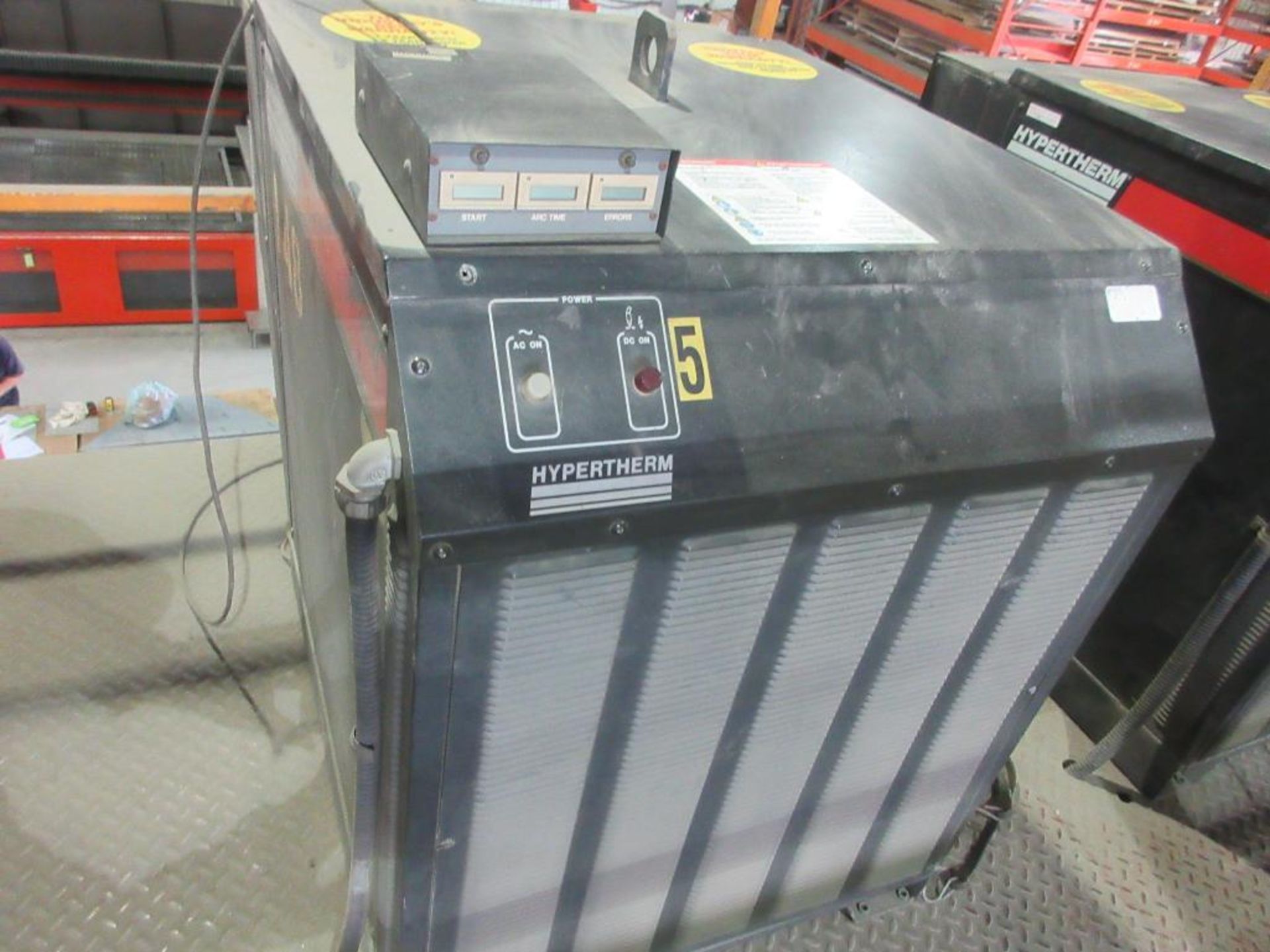 1994 MG PLASMA, HYPERTHERM PLASMA CUTTER W/10' X 20' TABLE, 1 HEAD, HYPERTHERM EDGE PRO CONTROL PANE - Image 11 of 15