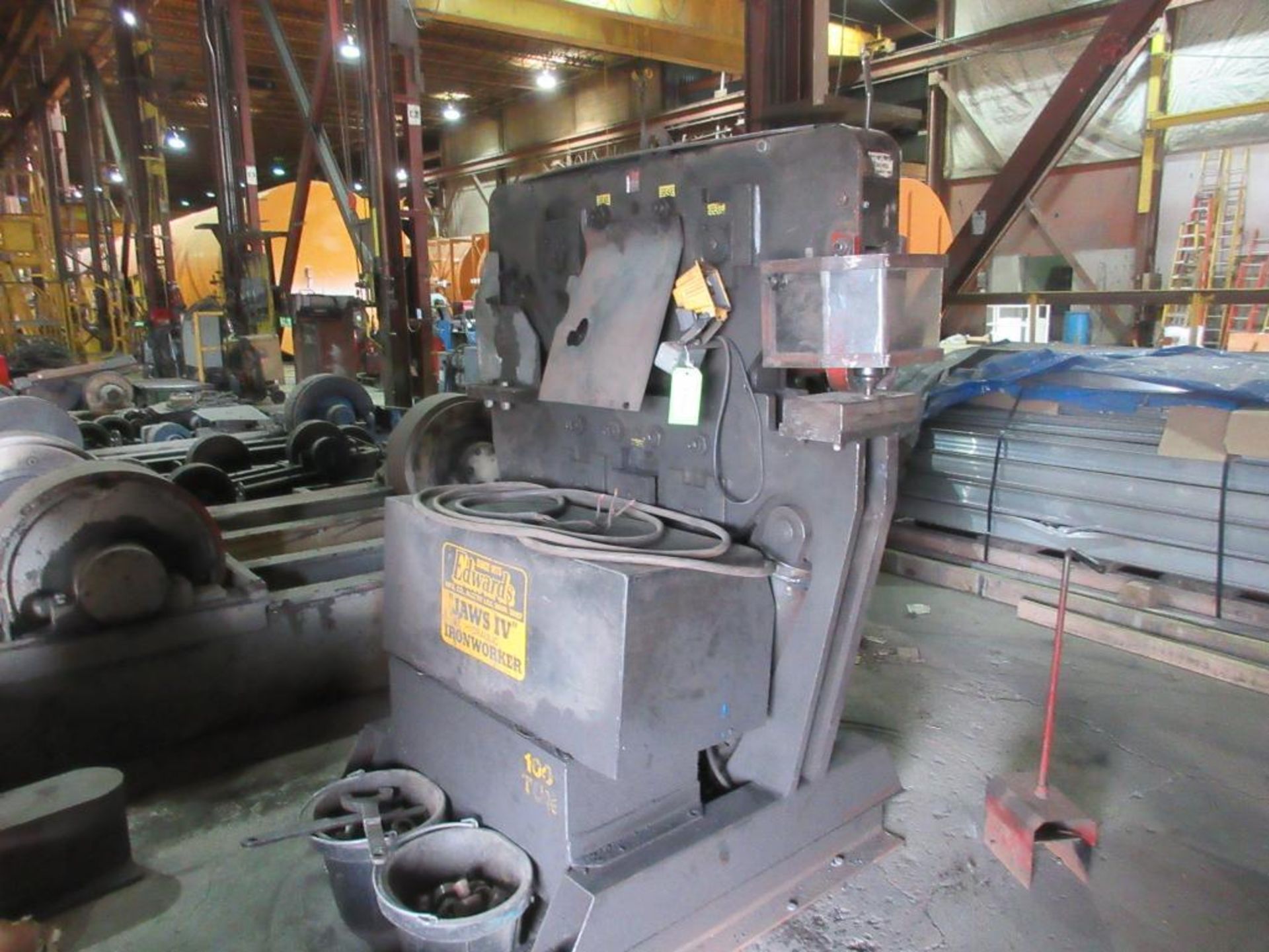 EDWARDS 4 HYDRAULIC, 100 TON CAP IRON WORKER (SOUTH EAST PLANT)