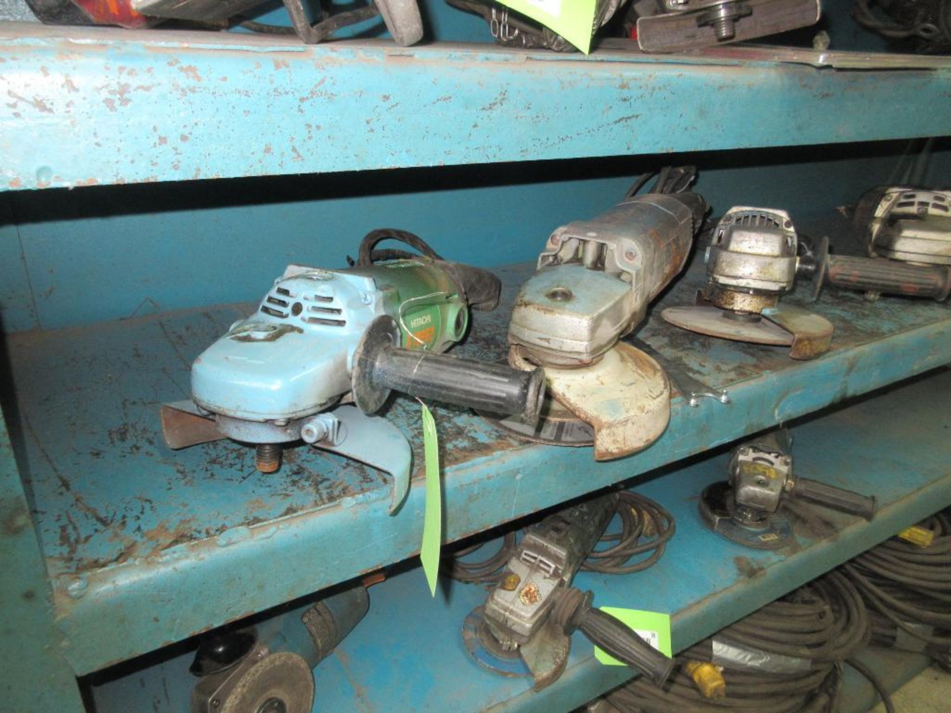 LOT OF 3 - 7" HEAVY DUTY ANGLE GRINDERS, INCL HITACHI G18SE2, BLACK AND DECKER 4074 AND WALTER/METAB - Image 2 of 2