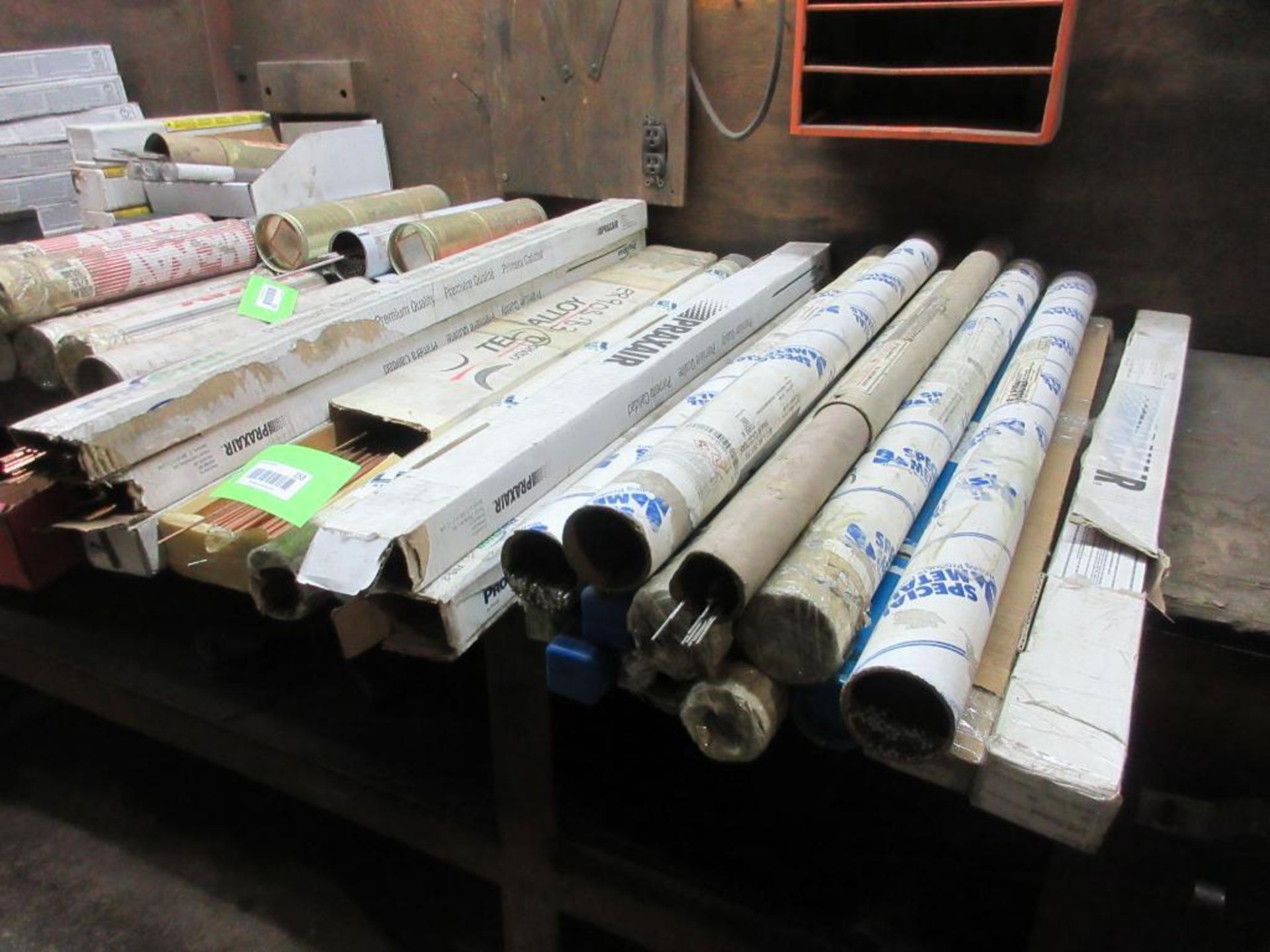 LOT OF 22 CARTONS AND TUBES OF ASSORTED LONGER ELECTRODES (EAST WELDING SHOP) - Image 2 of 2