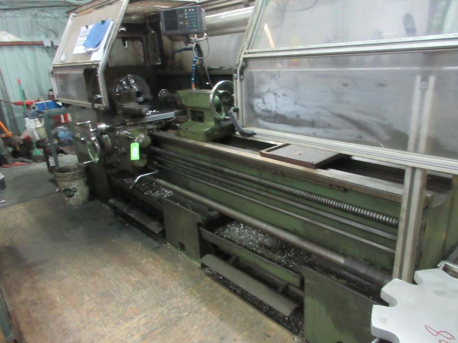 TOUR BAAJI LATHE, MODEL CS20GC, S/N 201060, 20" SWING, 3 JAW CHUCK, 96" BED, QUICH CHANGE TOOL POST,