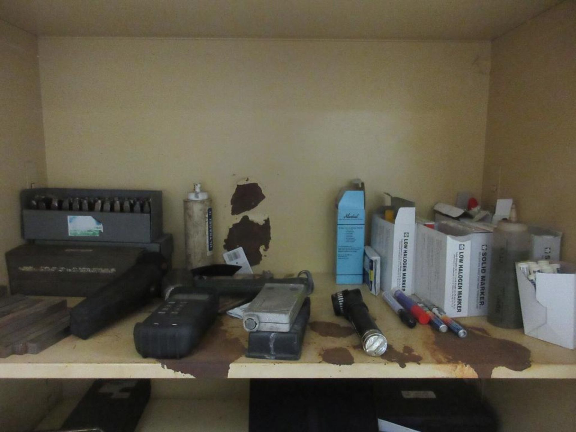 CONTENTS OF 3 CABINETS IN WORK AREA, TEST AND MEASUREMENT EQUIPMENT, METERS, TOOLS, ETC (OFFICES) - Image 11 of 18