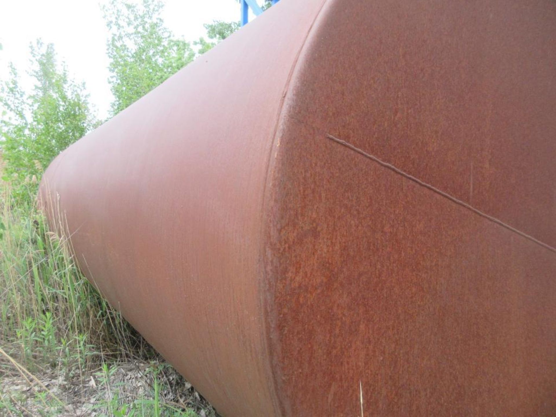 LOT OF 2 STEEL FABRICATED TANKS, 8000L AND 10000L APPROX (NORTH YARD) - Image 3 of 6
