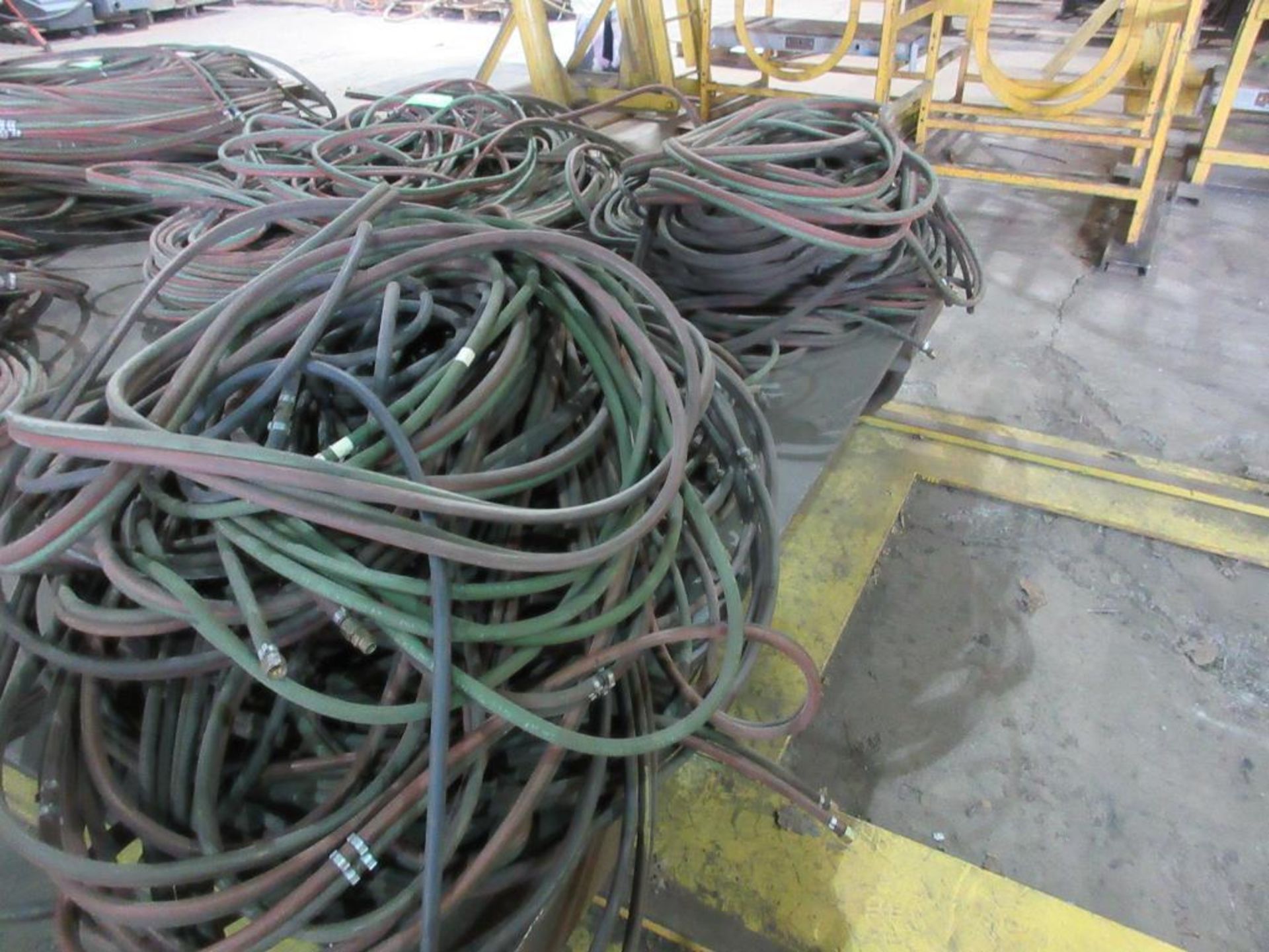 LOT OF 3 PILES OF WELDING GAS HOSES (EAST PLANT) - Image 2 of 2