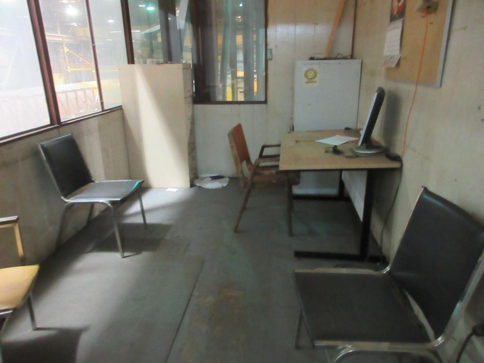 REMAINING CONTENTS OF EMPLOYEE BREAK AREA INCL FOLDING TABLES, STACKABLE CHAIRS, MICROWAVES, FRIDGES - Image 5 of 5