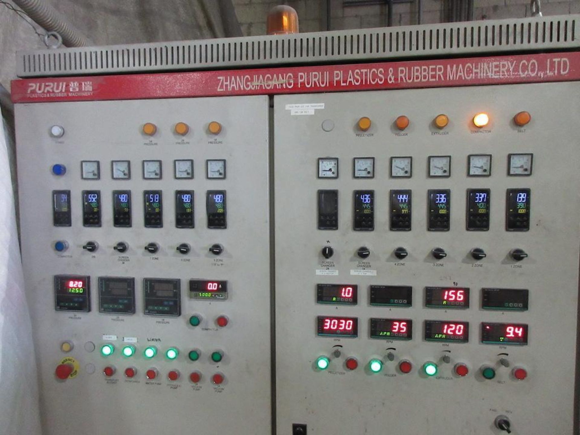 2012 Zhangjiagang Pelletizing Production line, Featuring: Extruder Model ML 130/42, L/D 42:1, screw - Image 10 of 32