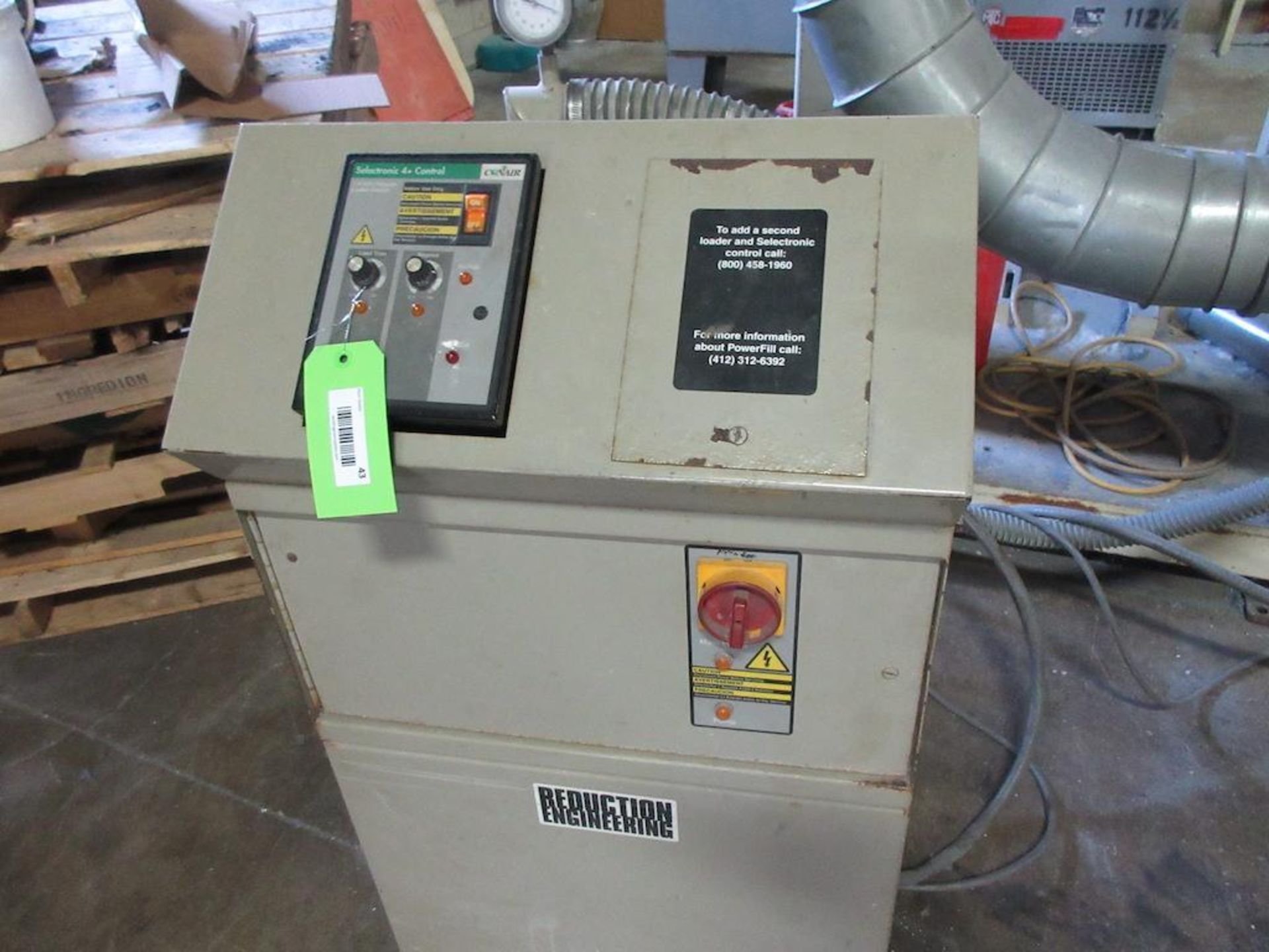 Reduction Engineering Pulverizer, Model 100, 60 HP, 480/460V, sn 252, includes: Mill Housing, Primar - Image 4 of 11