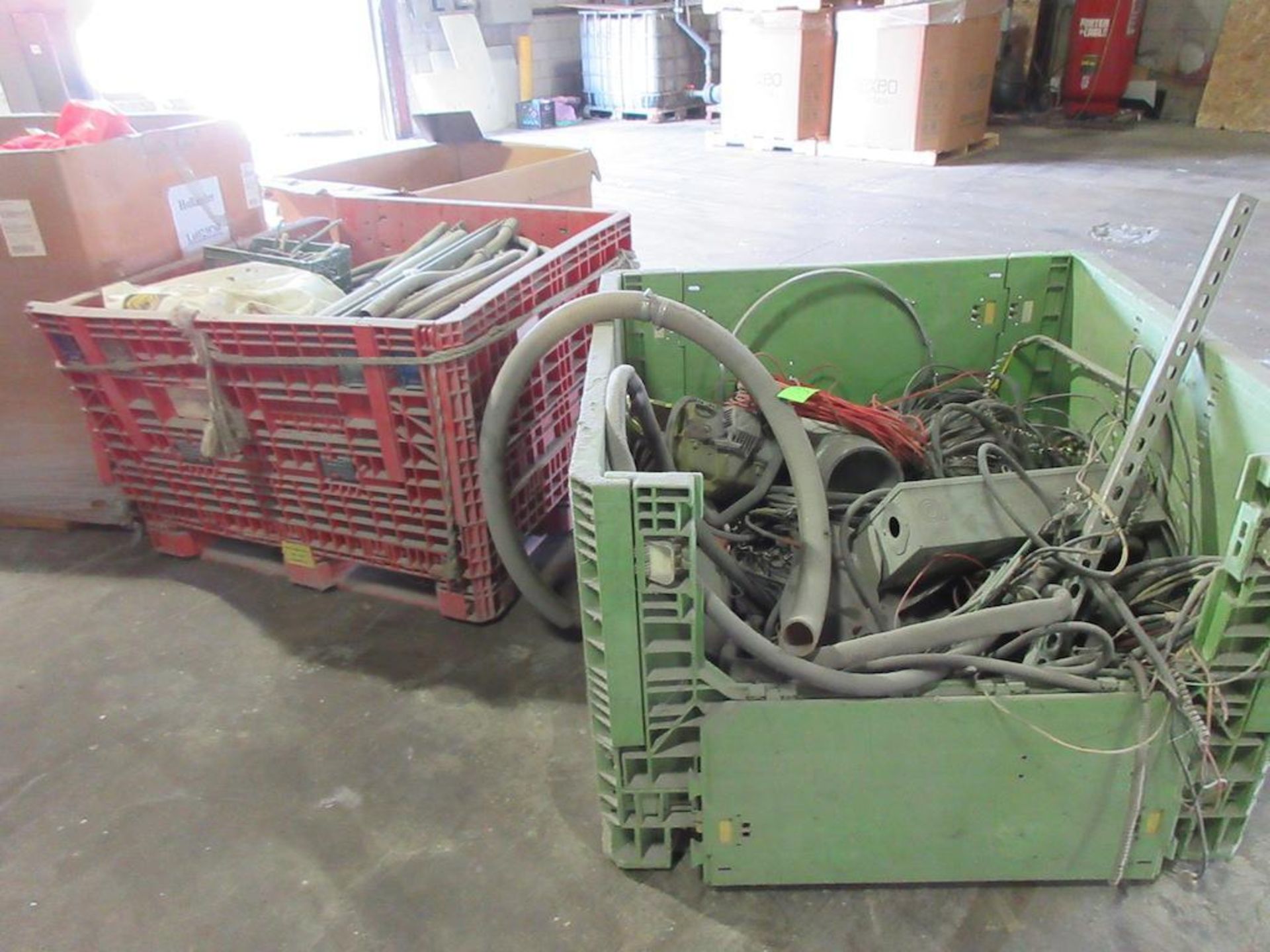 2 plastic Gaylords and 1 Pallet of Electrical Cabling, misc wires etc. - Image 6 of 6