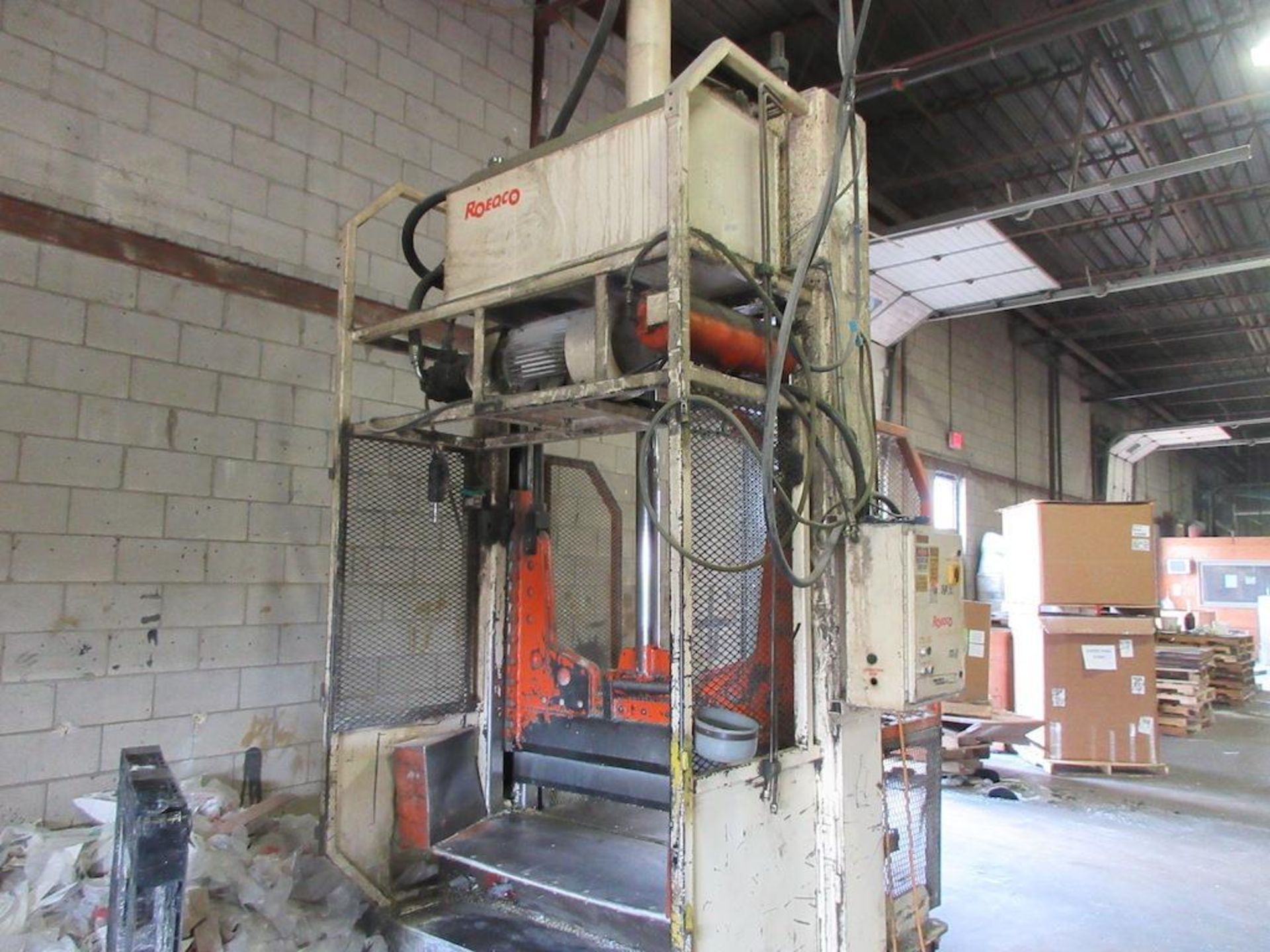 2001 ROEQCO (Rolling Equipment Company Inc) Guillotine, 5' blade, Model HS 115-66-218, sn 115-01-01- - Image 6 of 8