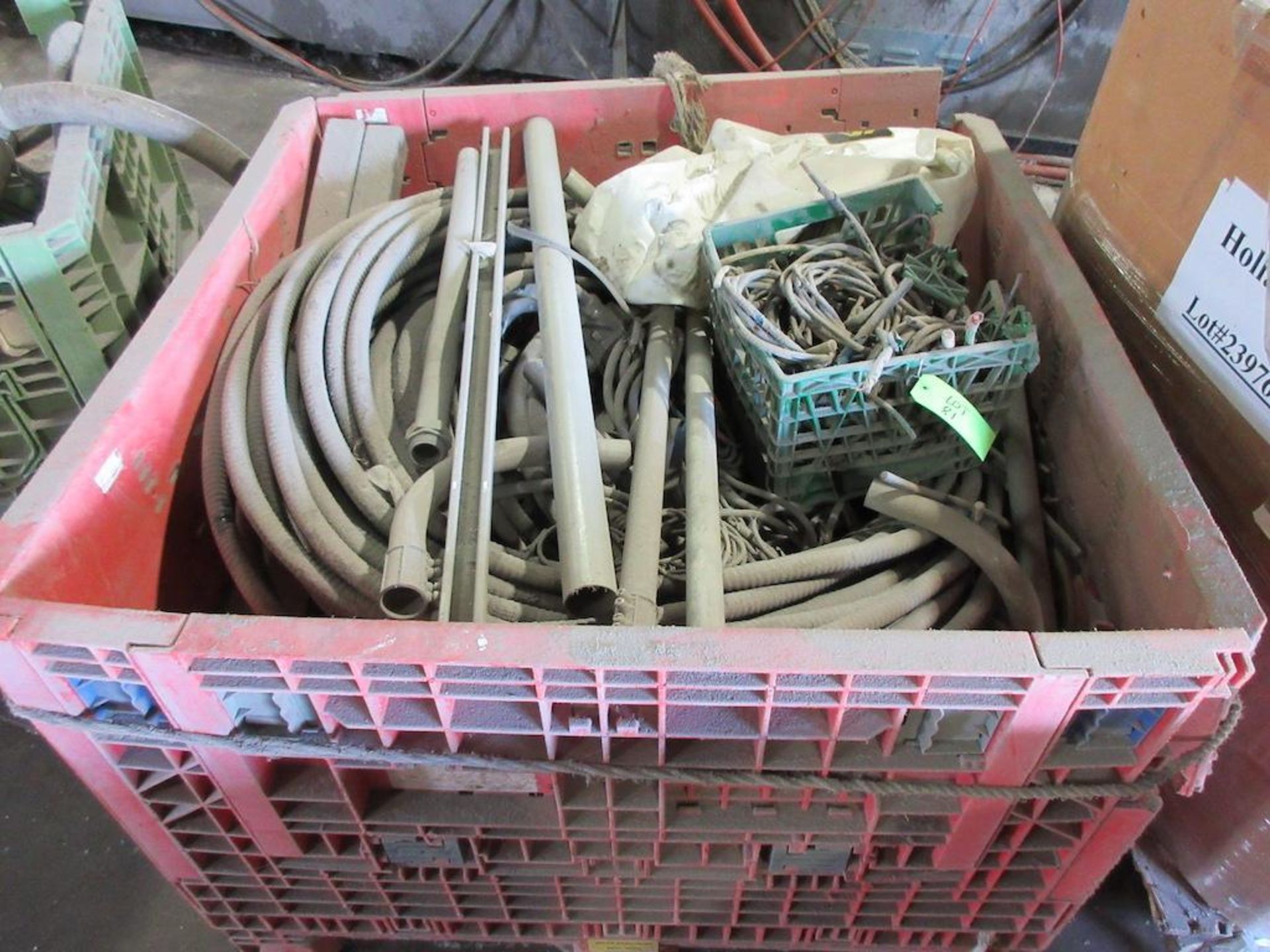 2 plastic Gaylords and 1 Pallet of Electrical Cabling, misc wires etc. - Image 4 of 6