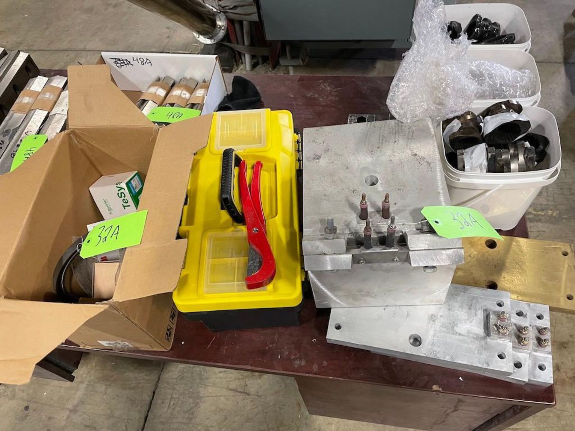 Parts including: meters, seals, electrical connectors, toolbox with meters, heater components, twin