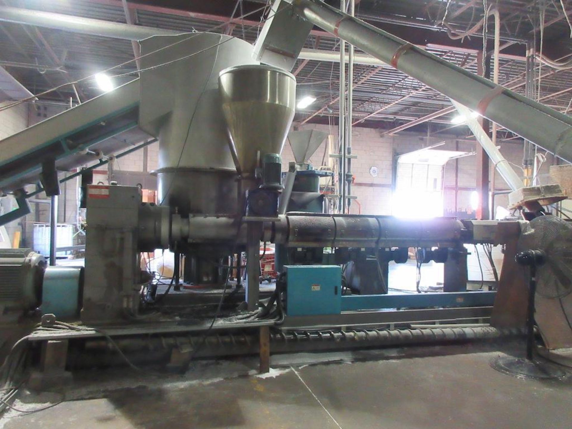 2012 Zhangjiagang Pelletizing Production line, Featuring: Extruder Model ML 130/42, L/D 42:1, screw - Image 8 of 32