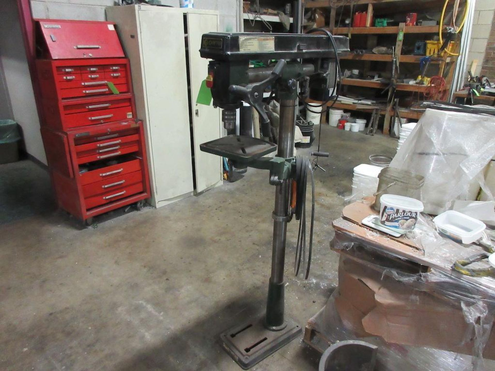 Craftex radial drill press, CT021N, 34" swing, 1/2 HP motor, 5 speed, drill chuck size 5/8", spindle