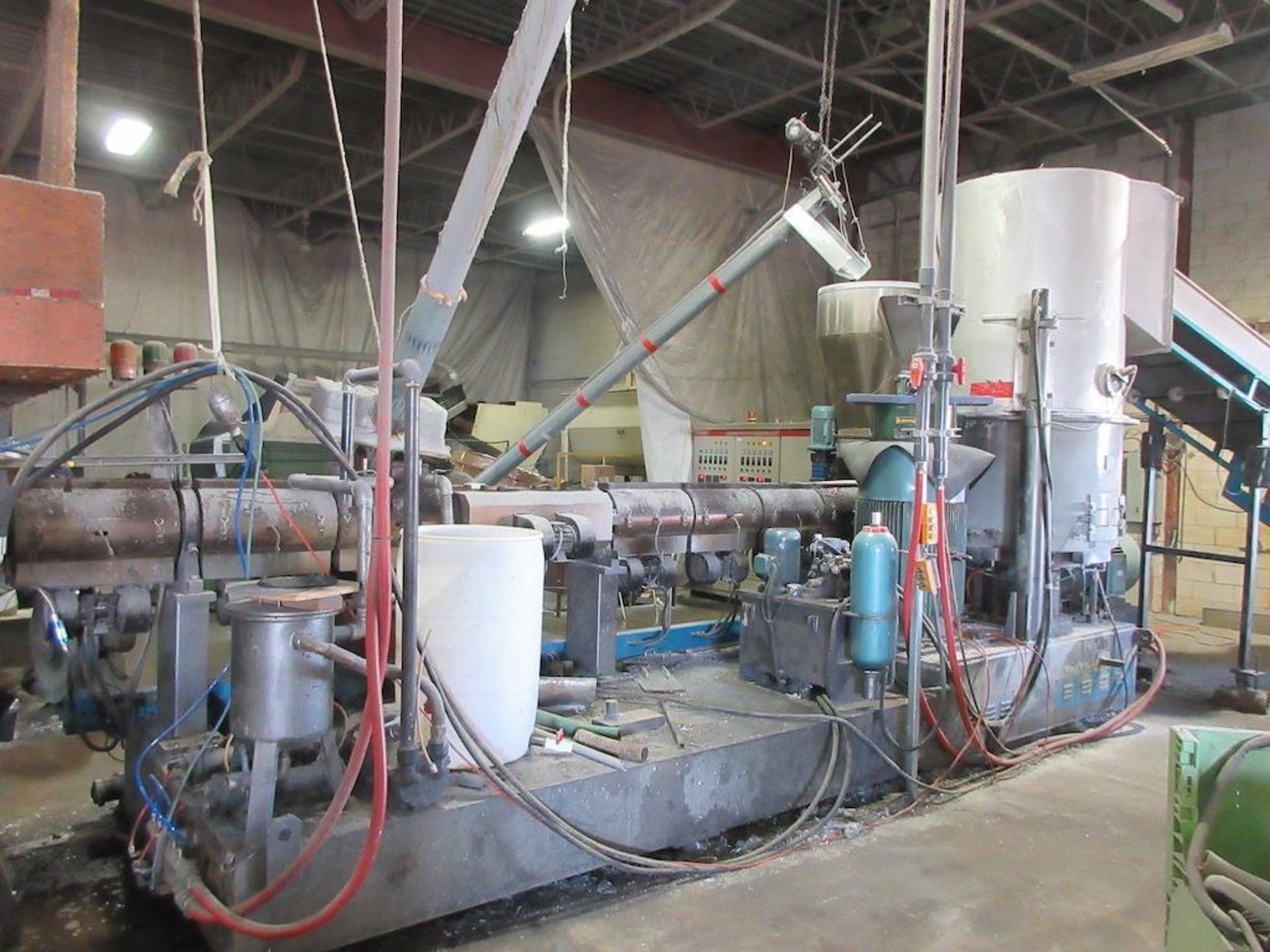 2012 Zhangjiagang Pelletizing Production line, Featuring: Extruder Model ML 130/42, L/D 42:1, screw - Image 20 of 32