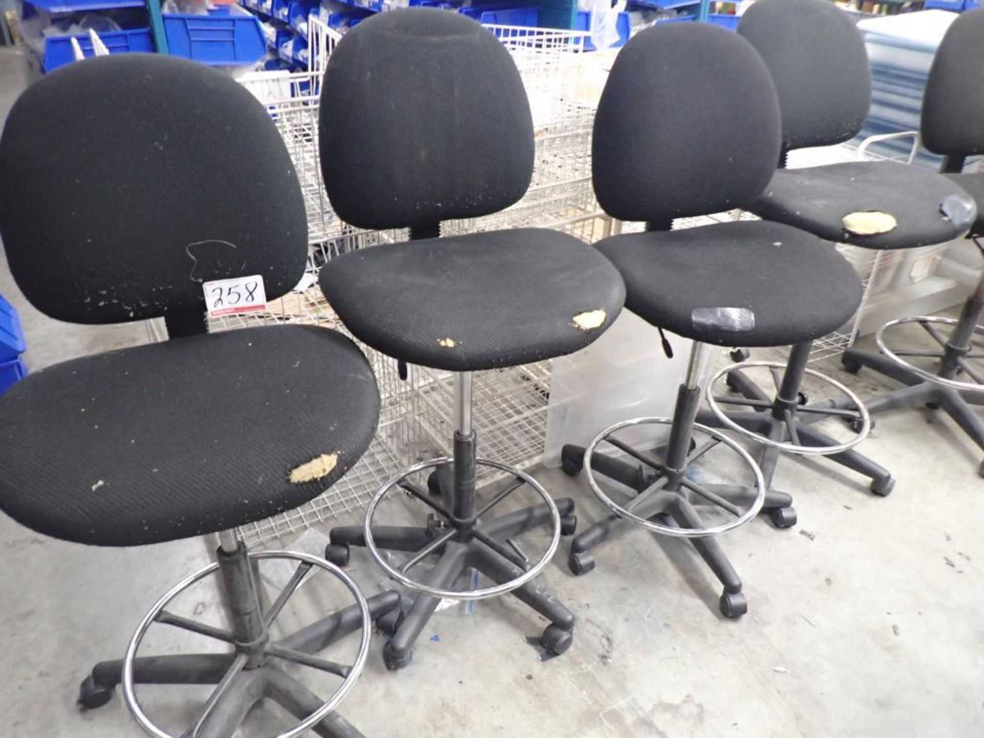 LOT BLACK FABRIC ASST. CHAIRS - Image 2 of 2
