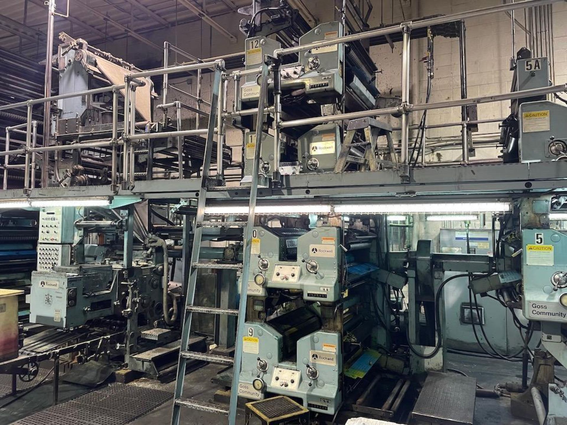 LOT GOSS PRINTING LINE, LOTS 58A-58G PLUS ELECTRICAL, INCLUDING: 28 UNITS: (5) 4 HIGH, (4) 2 HIGH 34 - Image 6 of 27