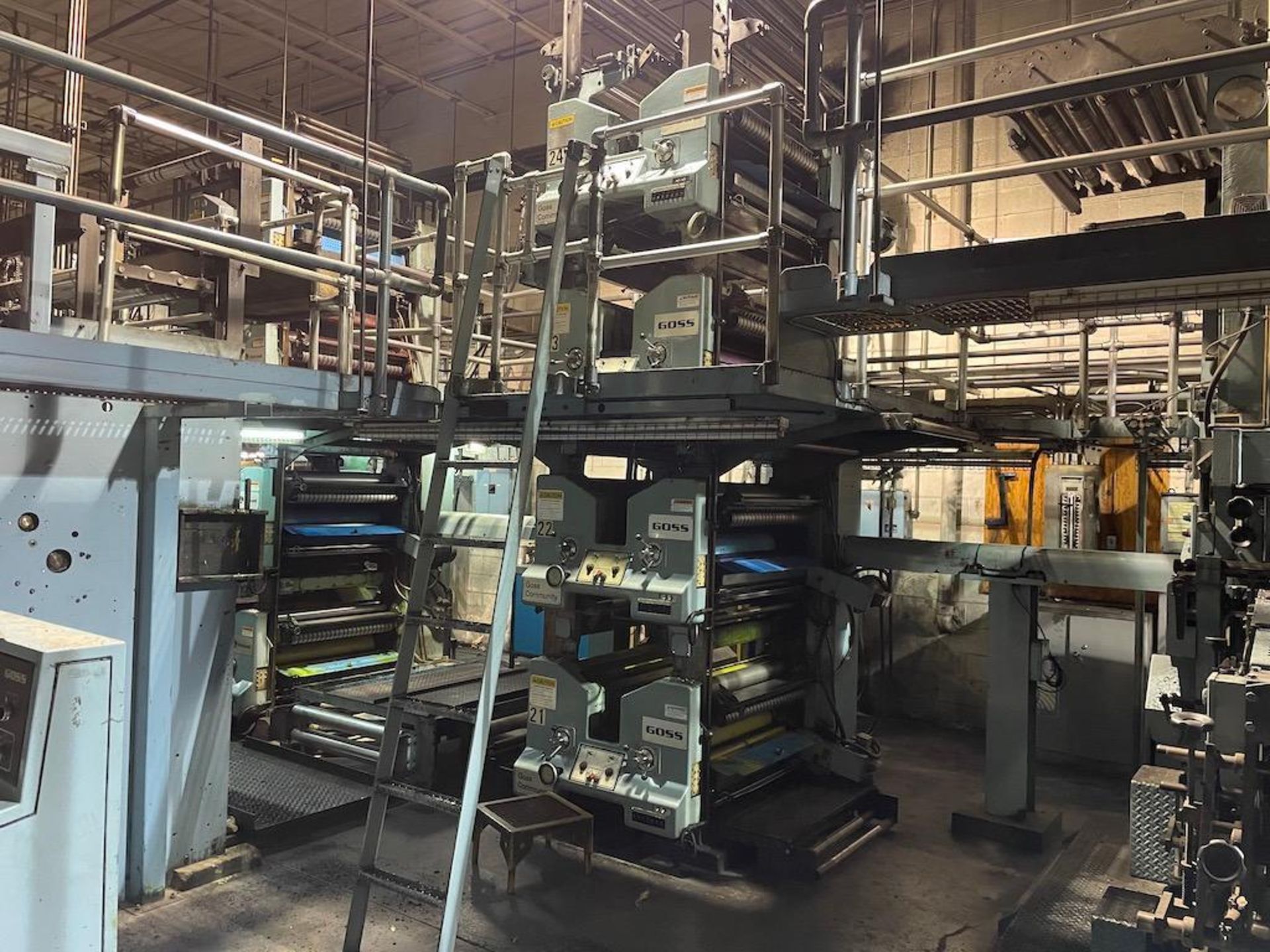 LOT GOSS PRINTING LINE, LOTS 58A-58G PLUS ELECTRICAL, INCLUDING: 28 UNITS: (5) 4 HIGH, (4) 2 HIGH 34 - Image 7 of 27