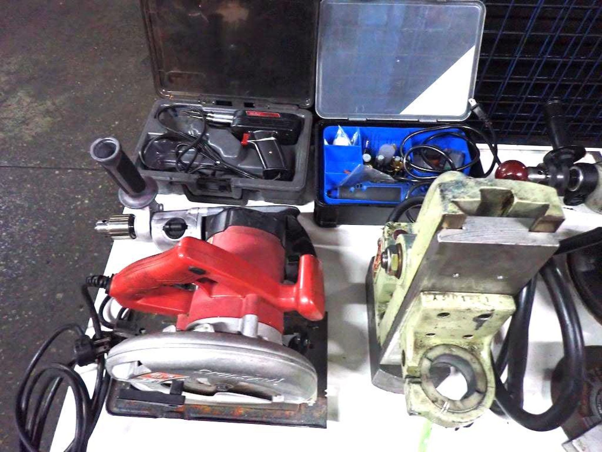 LOT MAXIMUM, WELLER, MASTERCRAFT ASST. ELECTRIC SAW, DRILL, ETC.