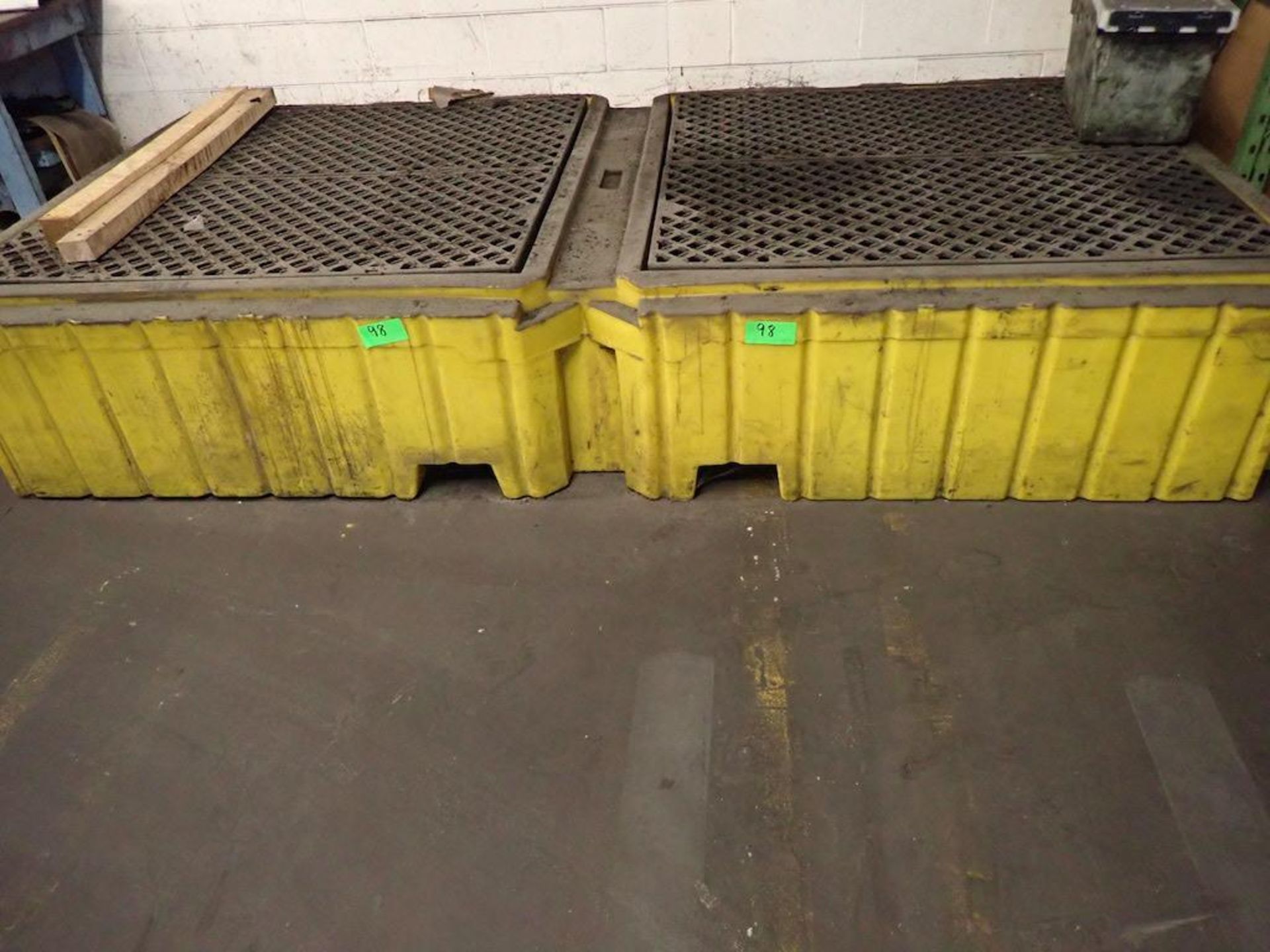 6 UNITS ULTRA TECH SPILL PALLET PLUS (3 AT GLOBAL LINE, 3 BESIDE DRIVE IN GARAGE DOOR) - Image 3 of 4