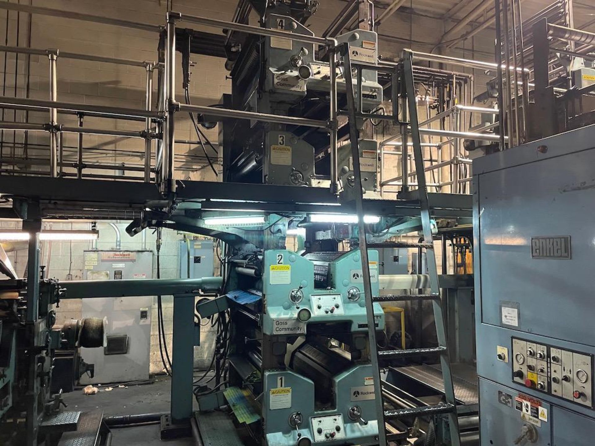LOT GOSS PRINTING LINE, LOTS 58A-58G PLUS ELECTRICAL, INCLUDING: 28 UNITS: (5) 4 HIGH, (4) 2 HIGH 34 - Image 10 of 27