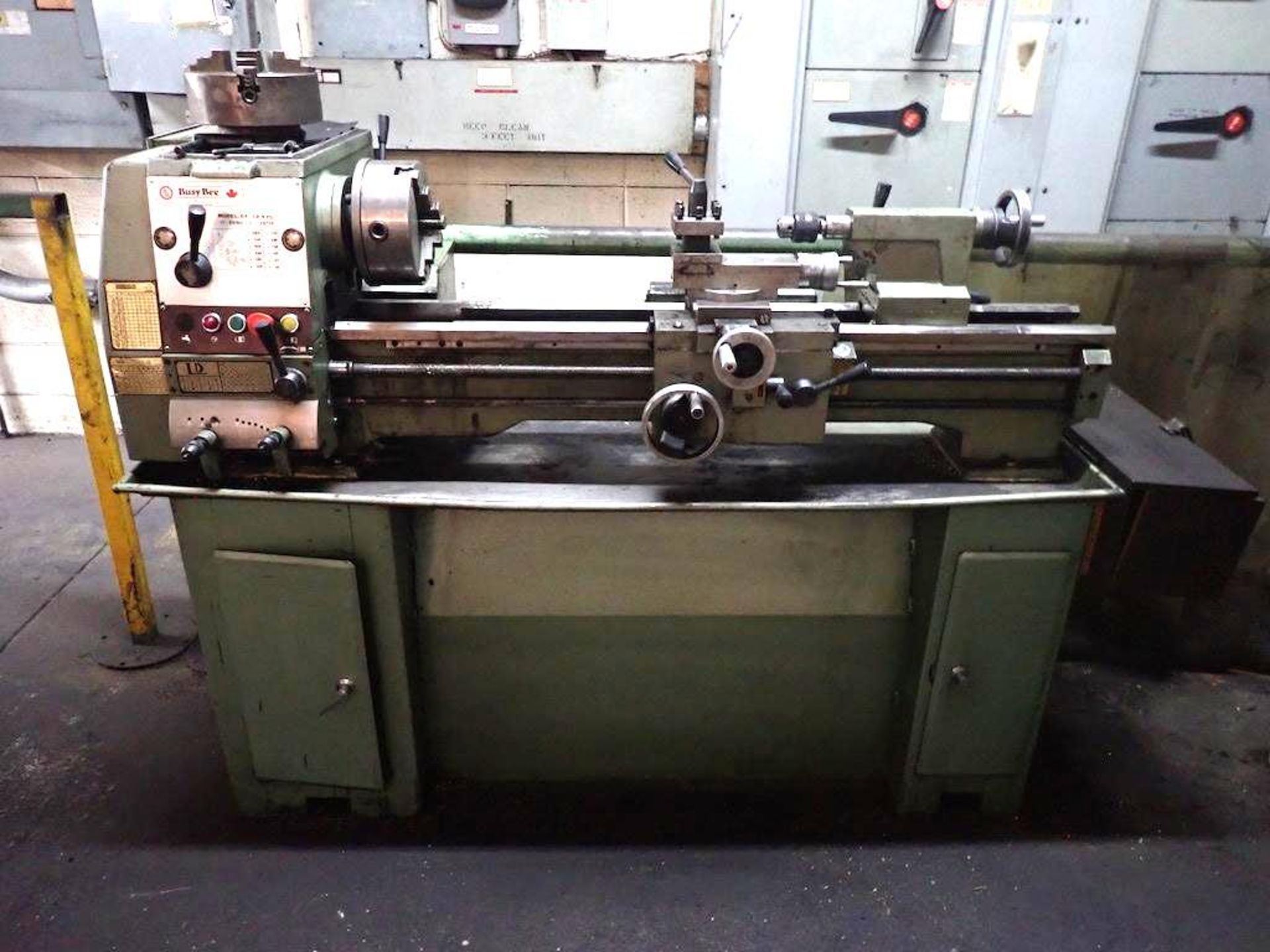 BUSY BEE MOD. DF-1237G 12" SWING X 37" CENTERS GAP BED LATHE S/N: 8010281