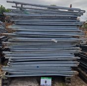 Fifty Nine HERAS Temporary Fencing Panels and Foot Blocks