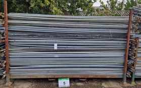 Forty Seven HERAS Temporary Fencing Panels and Foot Blocks (includes Stillage)