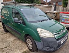 A CITROEN ‘Berlingo 625 LX 1.6 Hdi Panel Van Registration No. HY62 YLV, First Registered 26/01/2013,