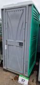 An ARMAL Portable Site Toilet Unit