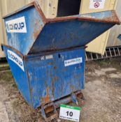 Two CONQUIP Forklift operated Tipping Skips