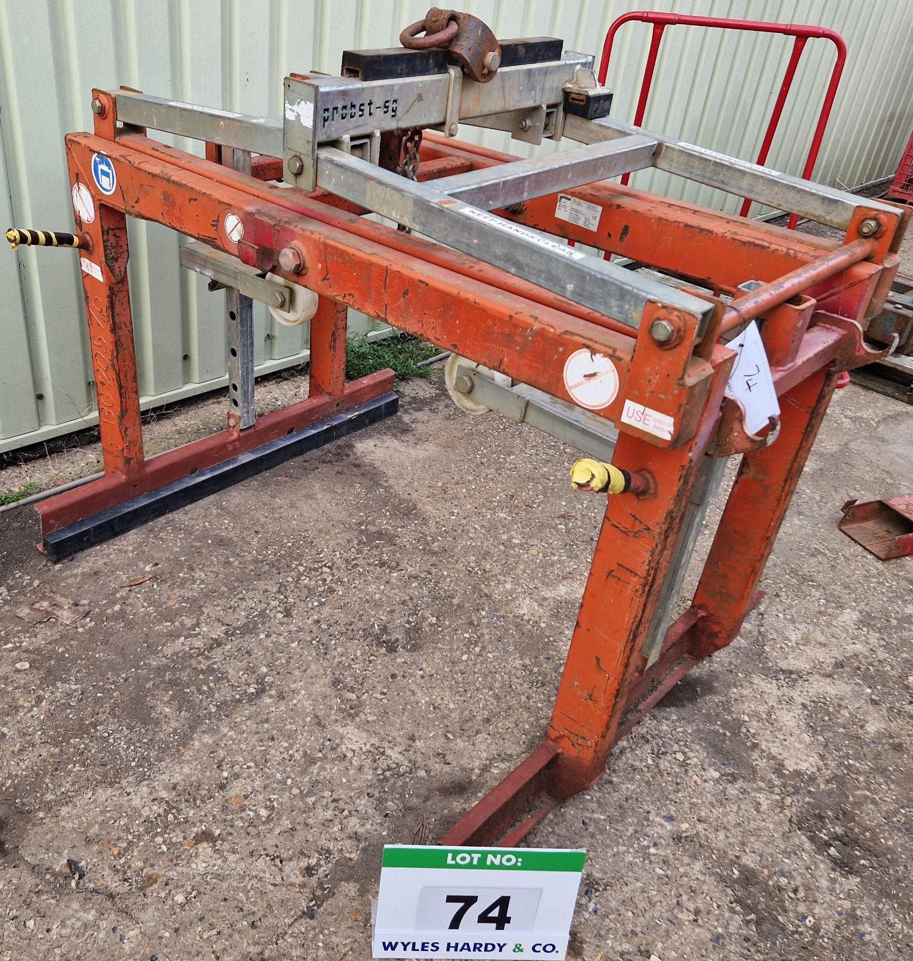 A PROBST Crane operated Pallet Grab