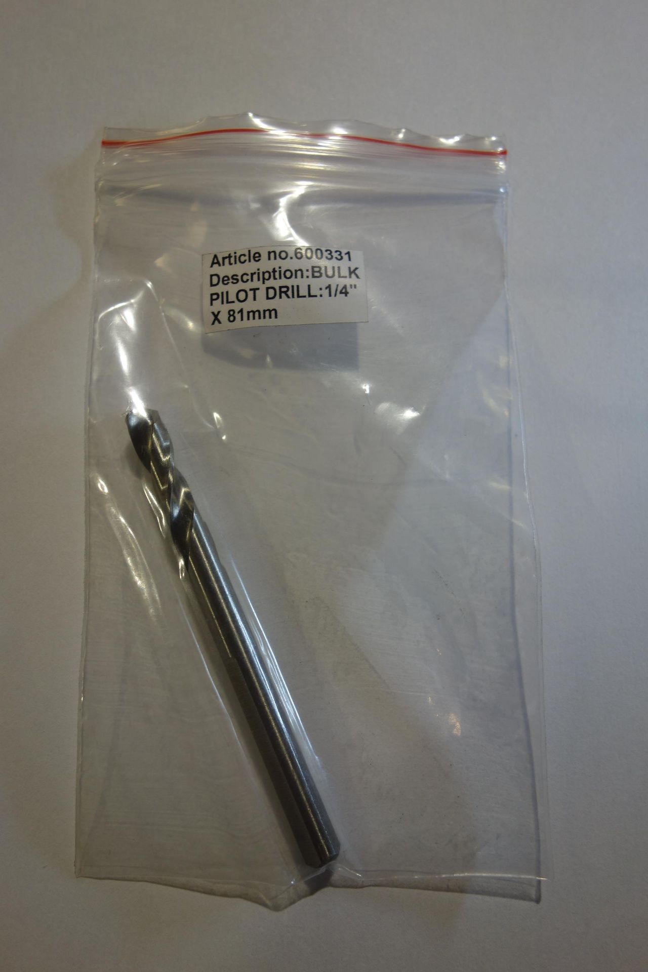 125x Pilot Drills 1/4" x 81mm