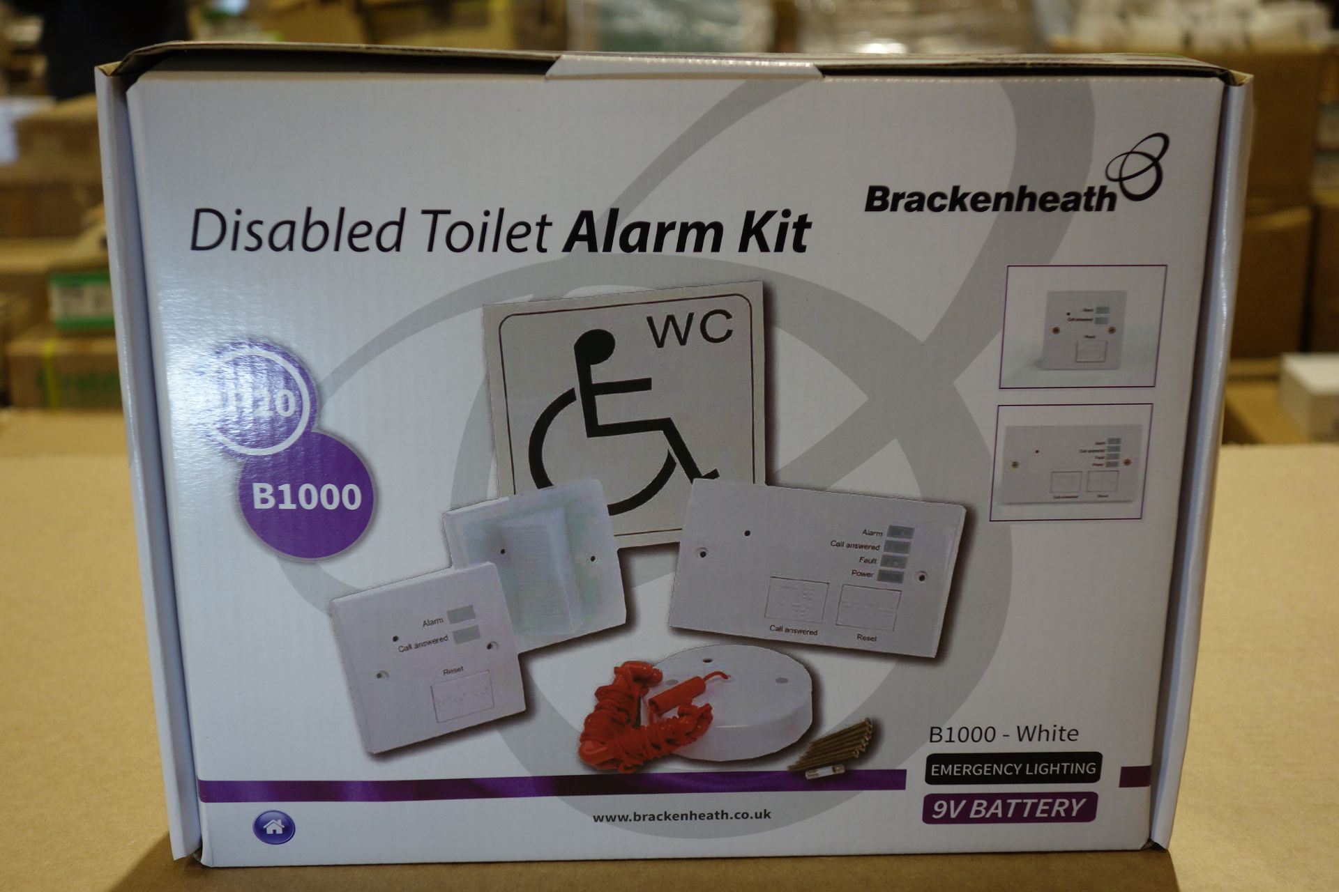 5x Brackenheath B1000 Disabled Toilet Alarm Kits